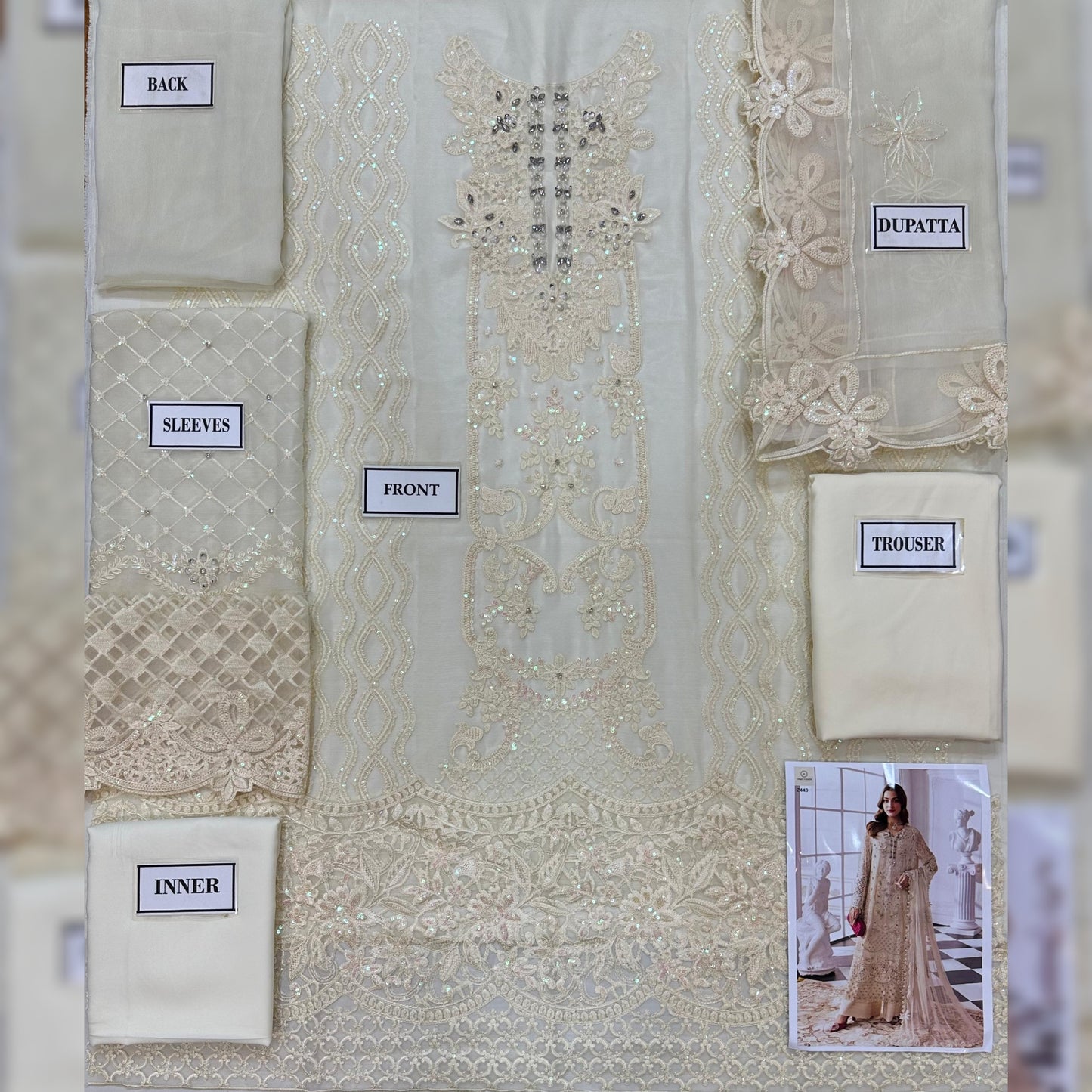 Maria B Chiffon Fancy