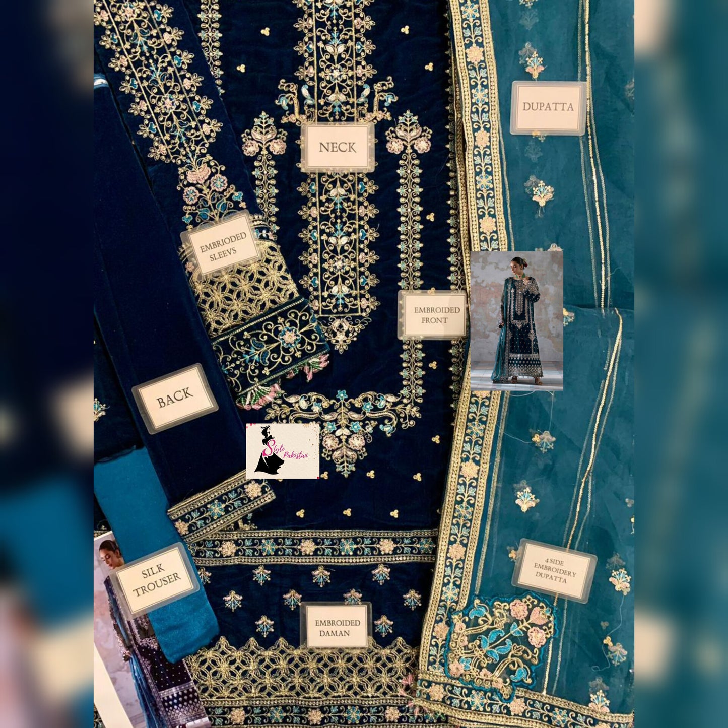 Emaan Adeel Velvet Fancy