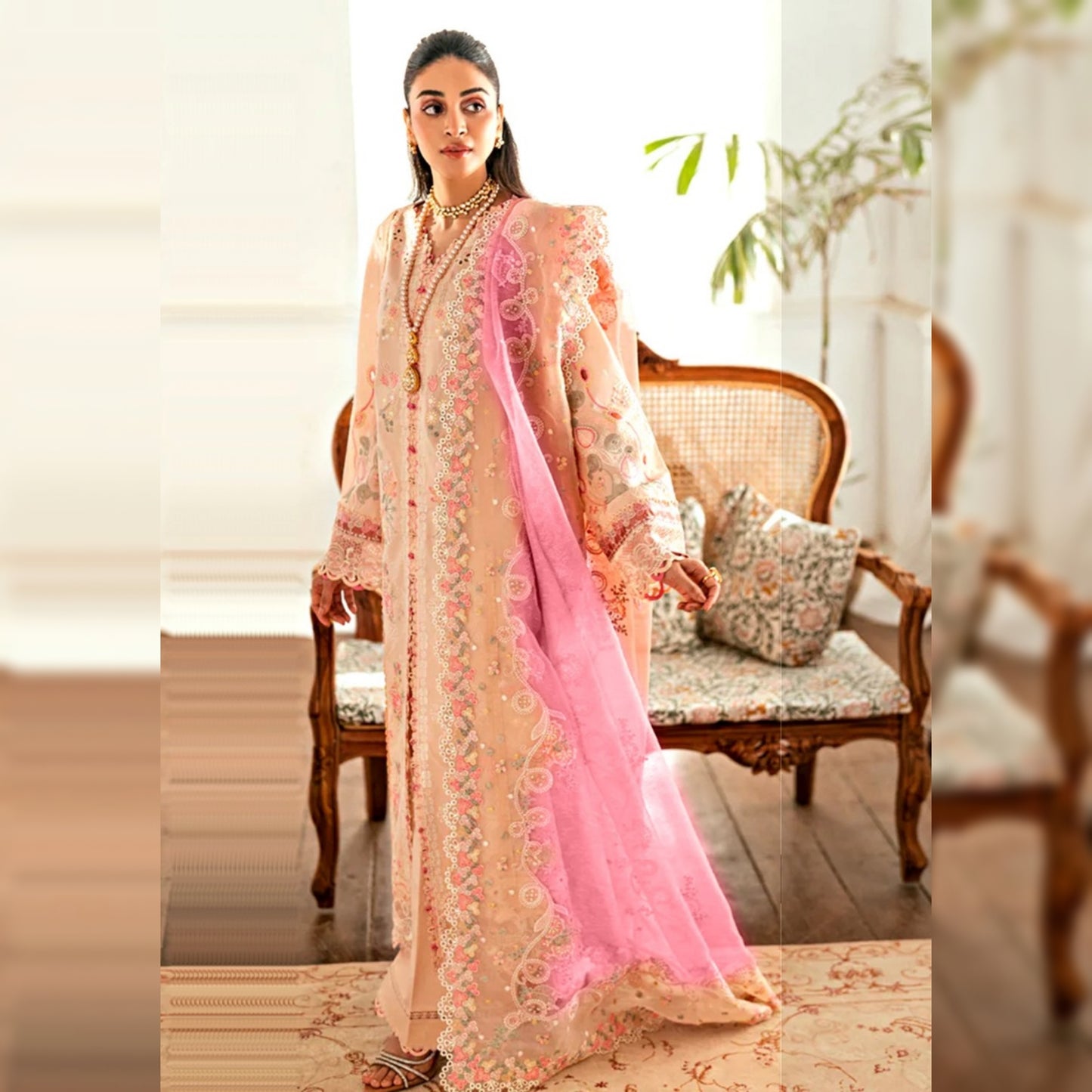 Qalamkar Lawn Fancy