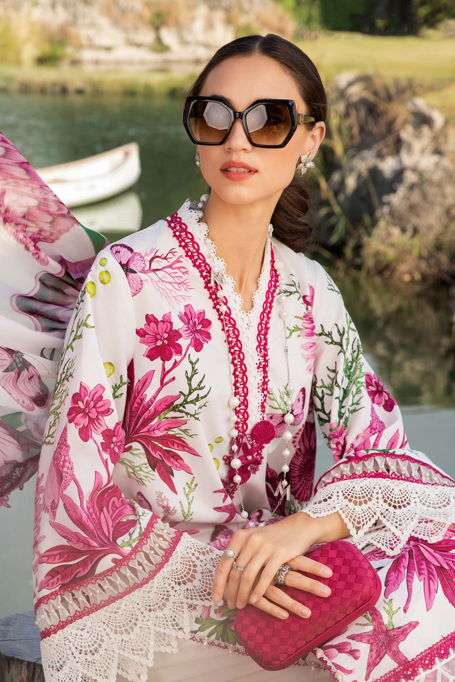 M Print Lawn Fancy