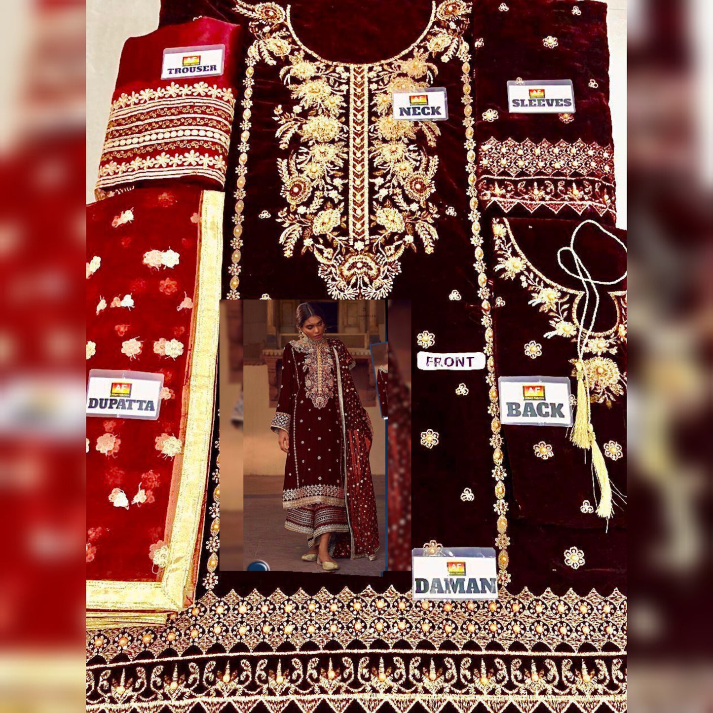 Annus Abrar Velvet Fancy