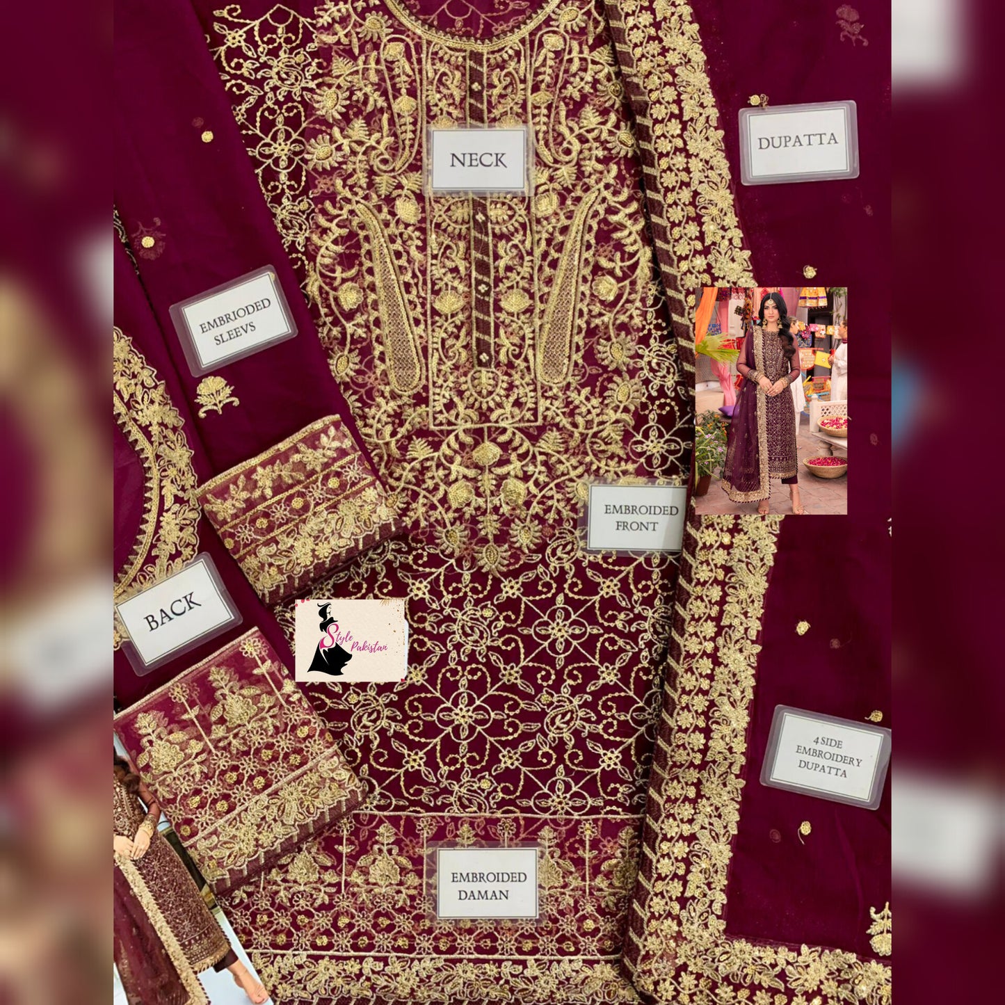 Asim Jofa Chiffon Fancy