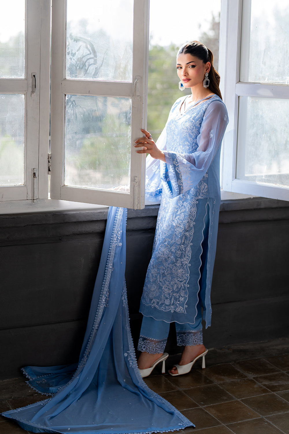 Azure Chiffon Fancy