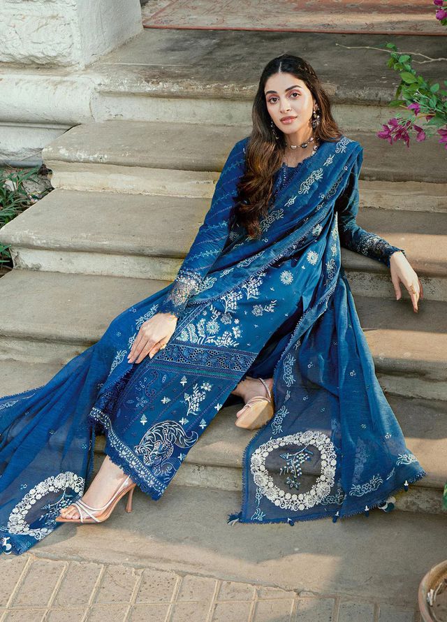 Qalamkar Lawn Fancy