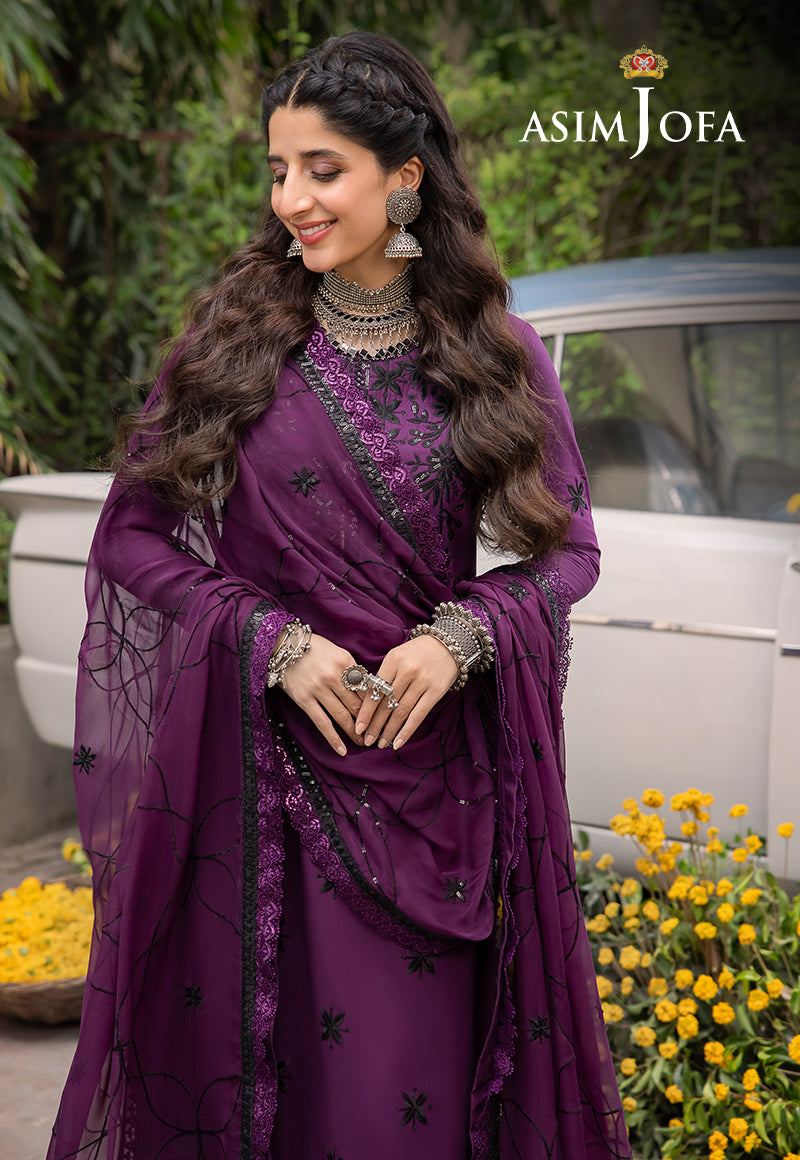 Asim Jofa Chiffon Fancy