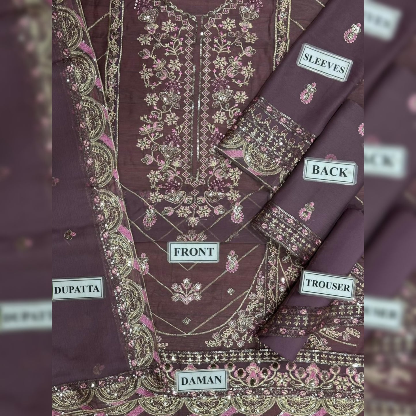 Asim Jofa Chiffon Fancy