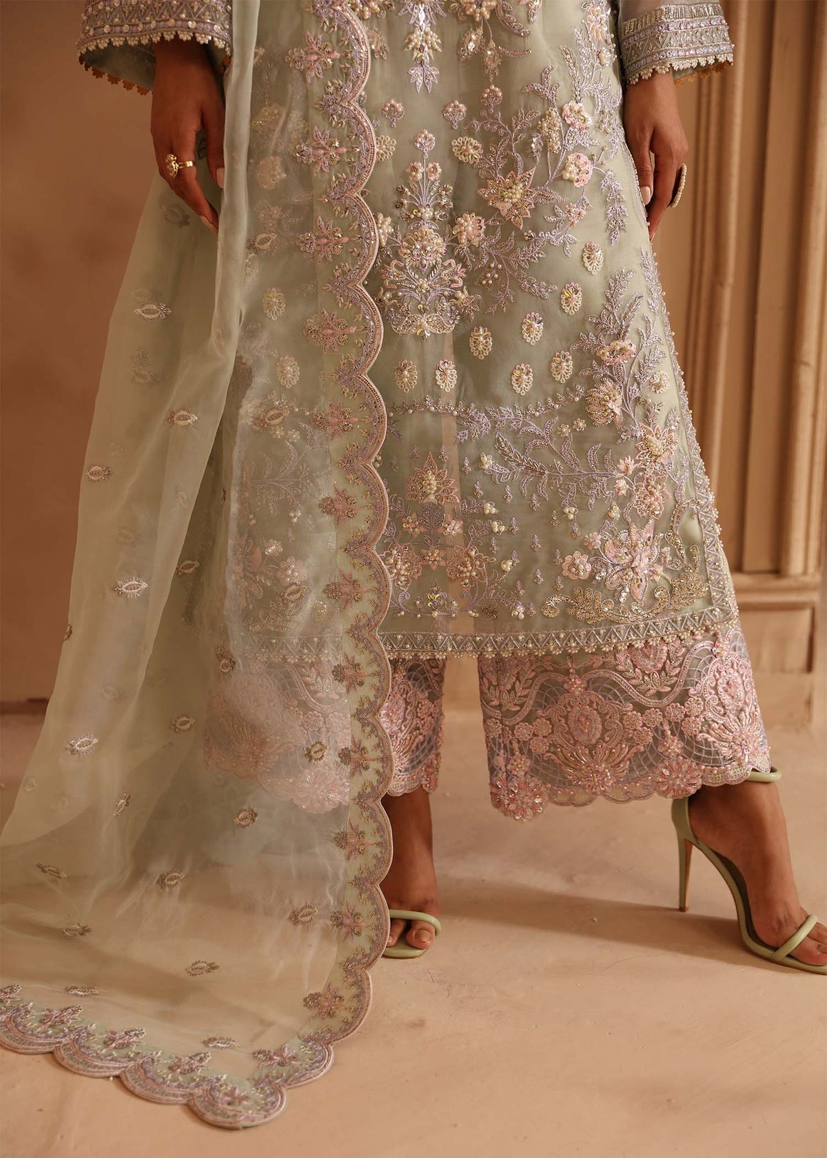 Akbar Aslam Organza Fancy