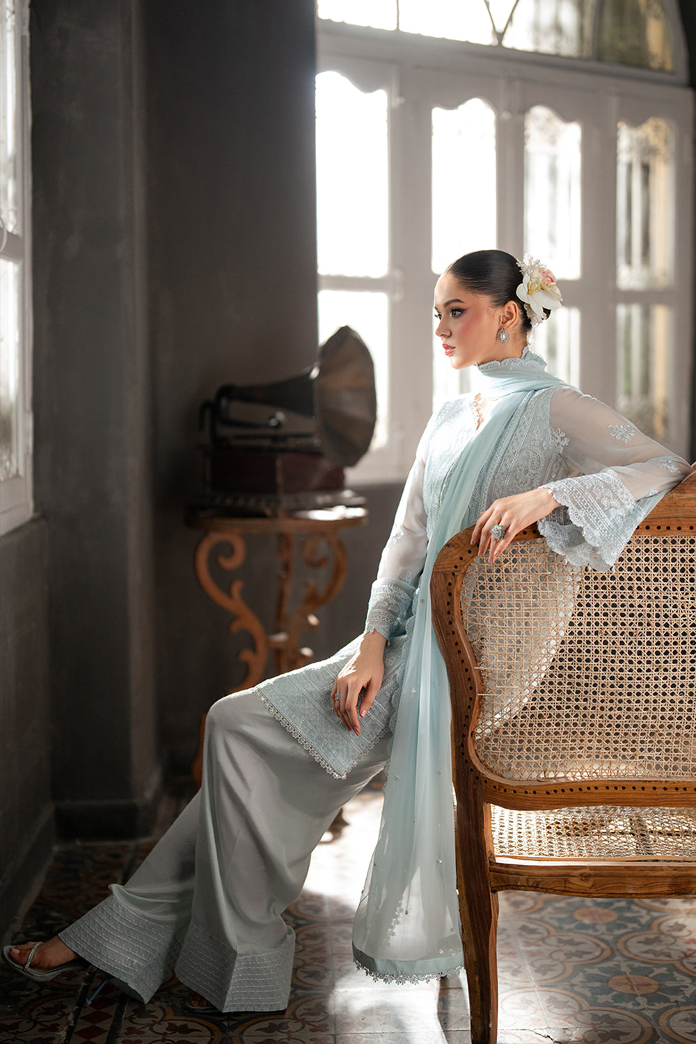 Azure Chiffon Fancy