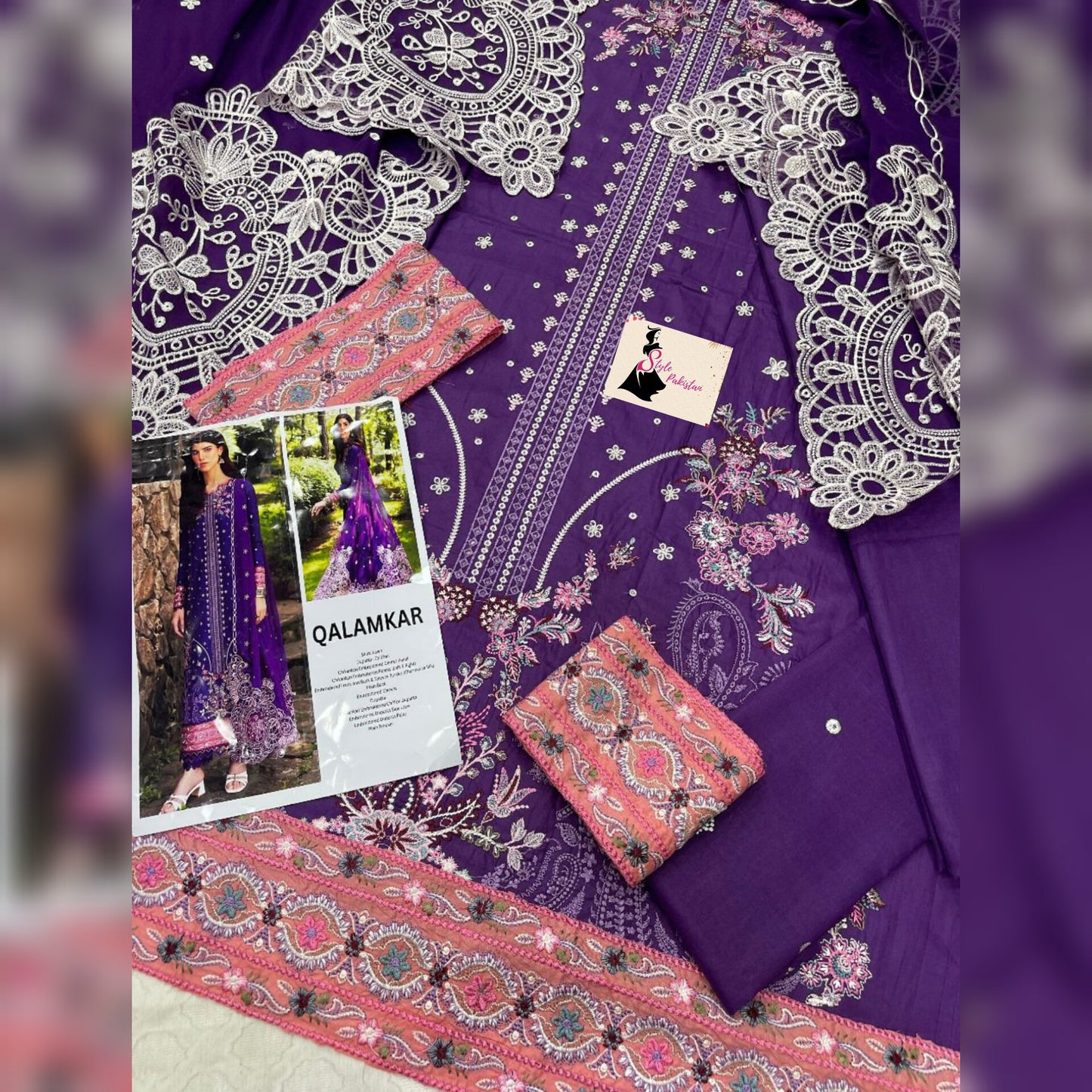 Qalamkar Lawn Fancy