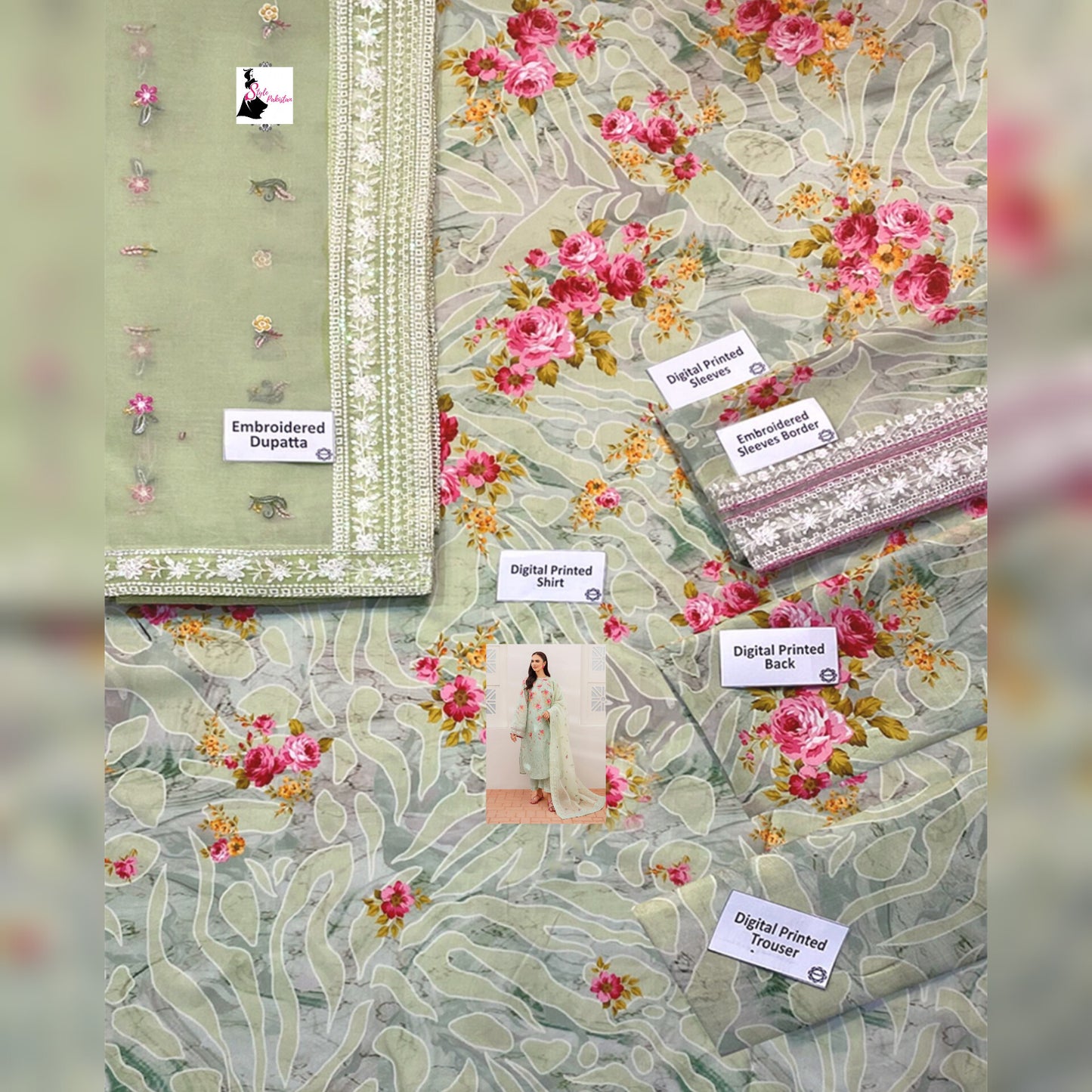 Asifa Nabeel Lawn Fancy