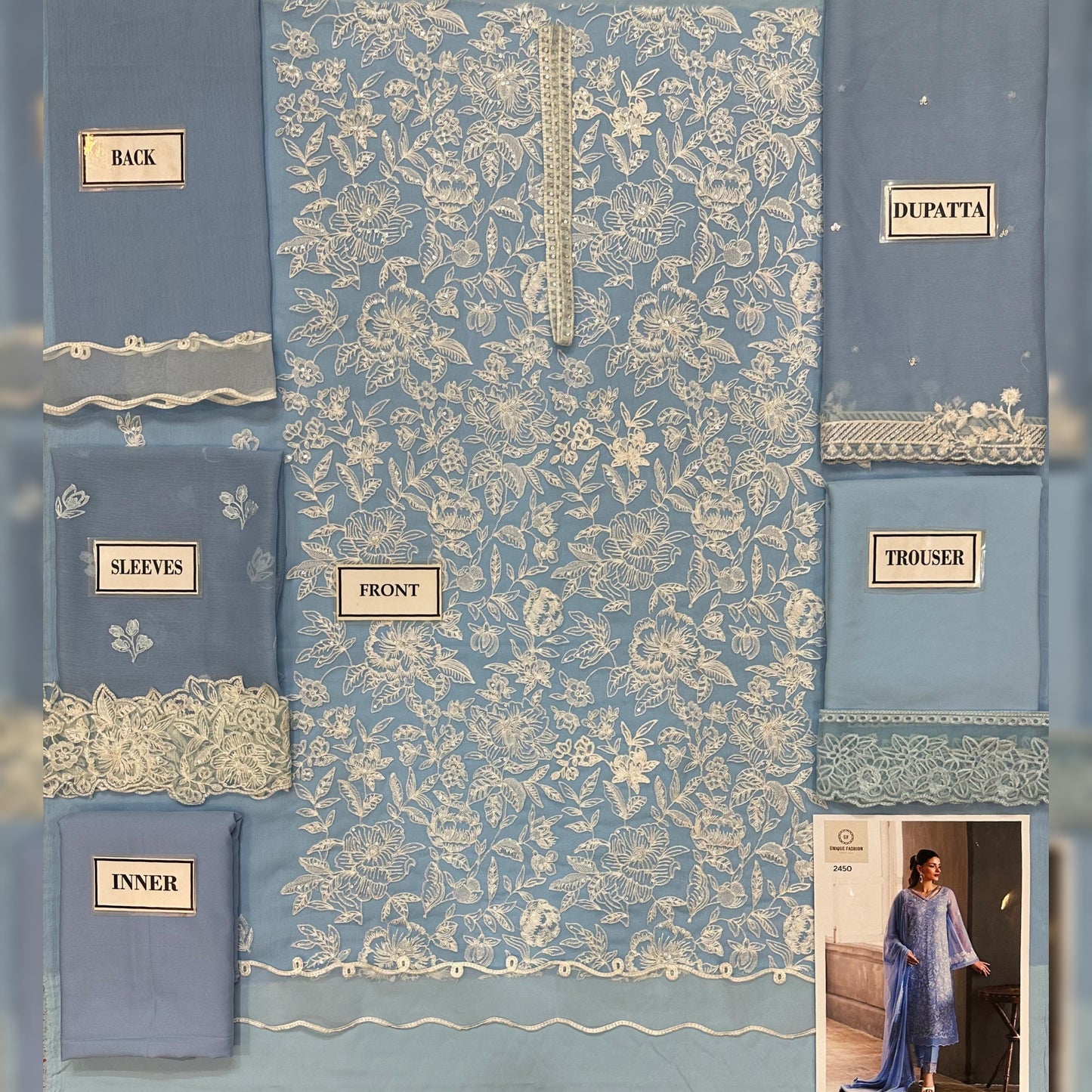 Azure Chiffon Fancy