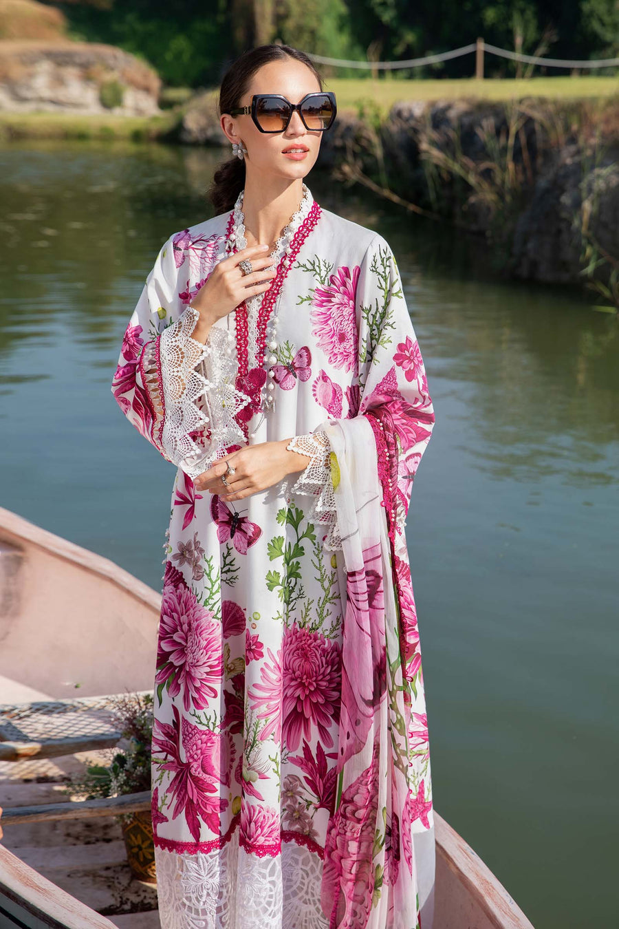 M Print Lawn Fancy