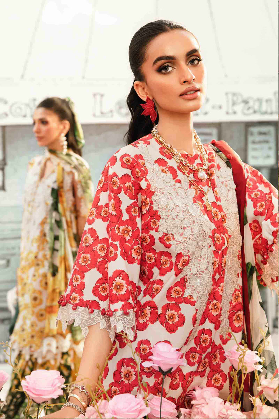 M Print Lawn Fancy