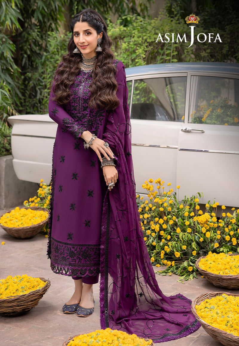 Asim Jofa Chiffon Fancy