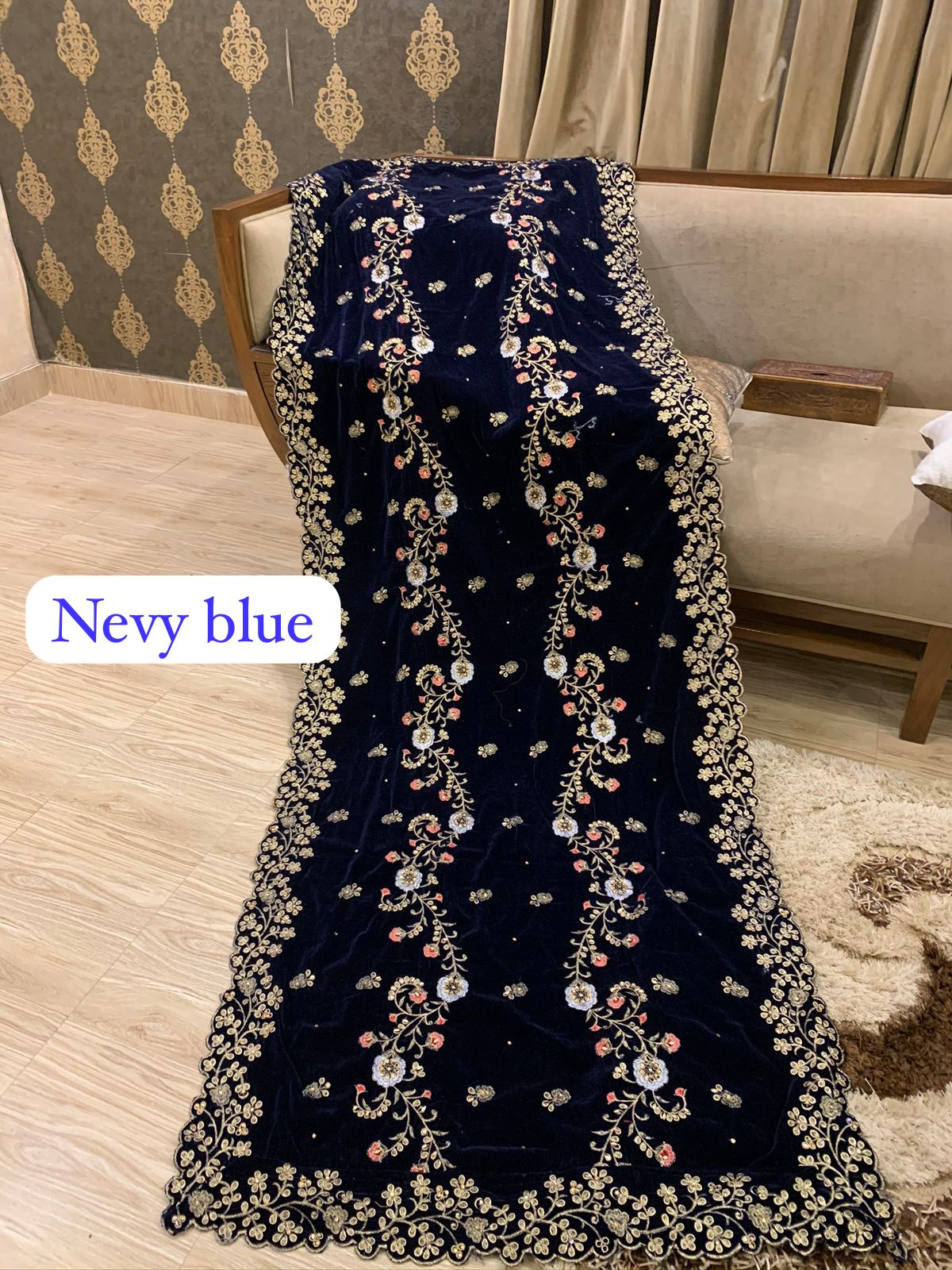 Velvet Shawl Fancy