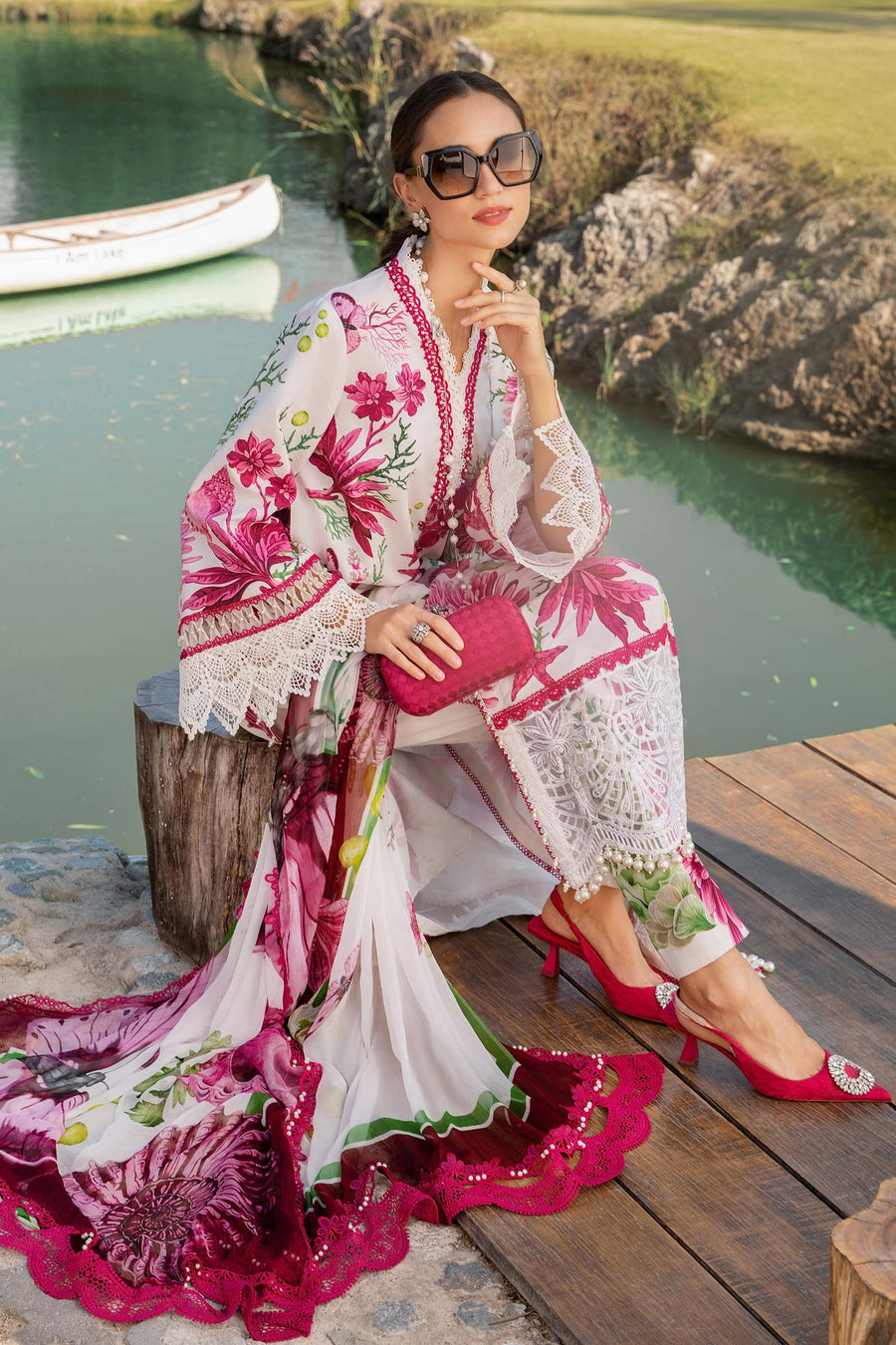 M Print Lawn Fancy
