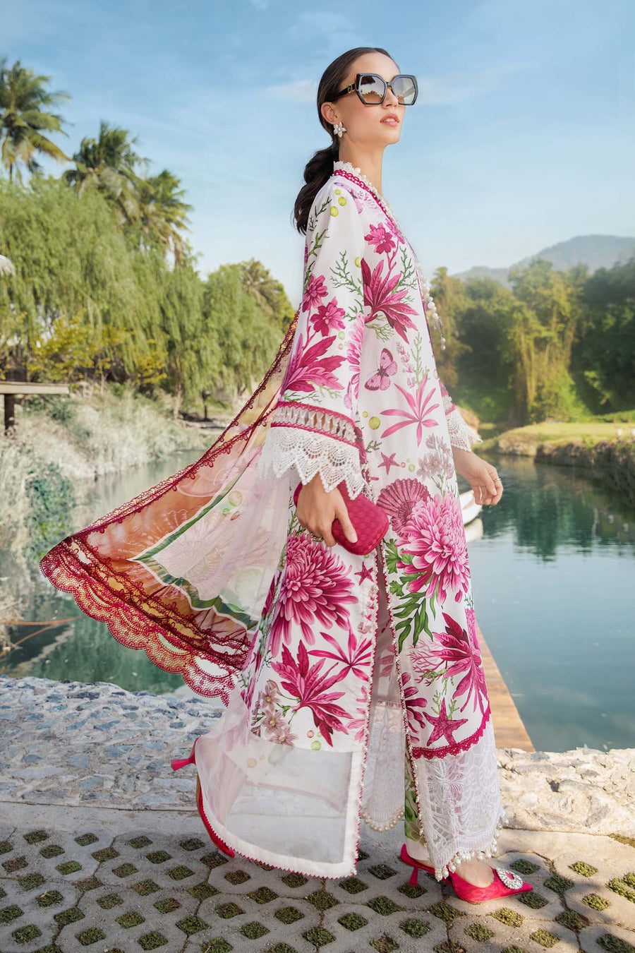 M Print Lawn Fancy
