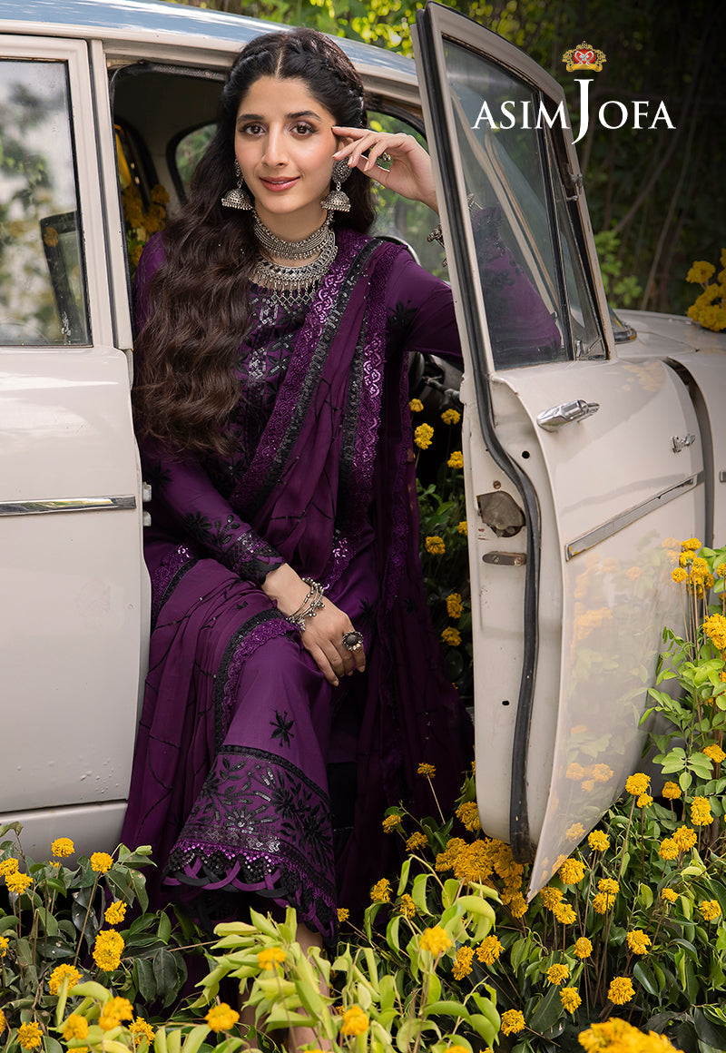 Asim Jofa Chiffon Fancy