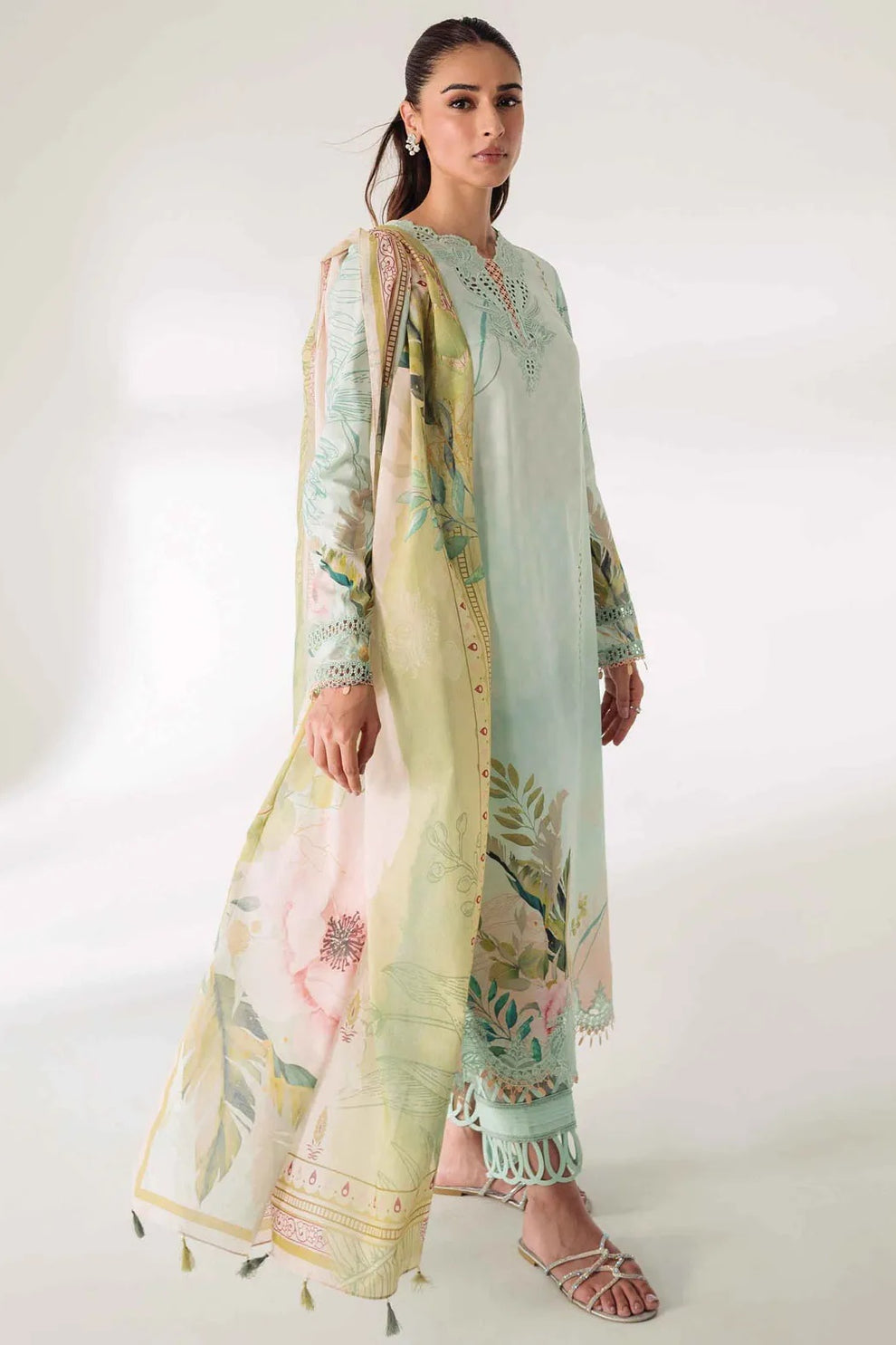 Qalamkar Lawn Fancy