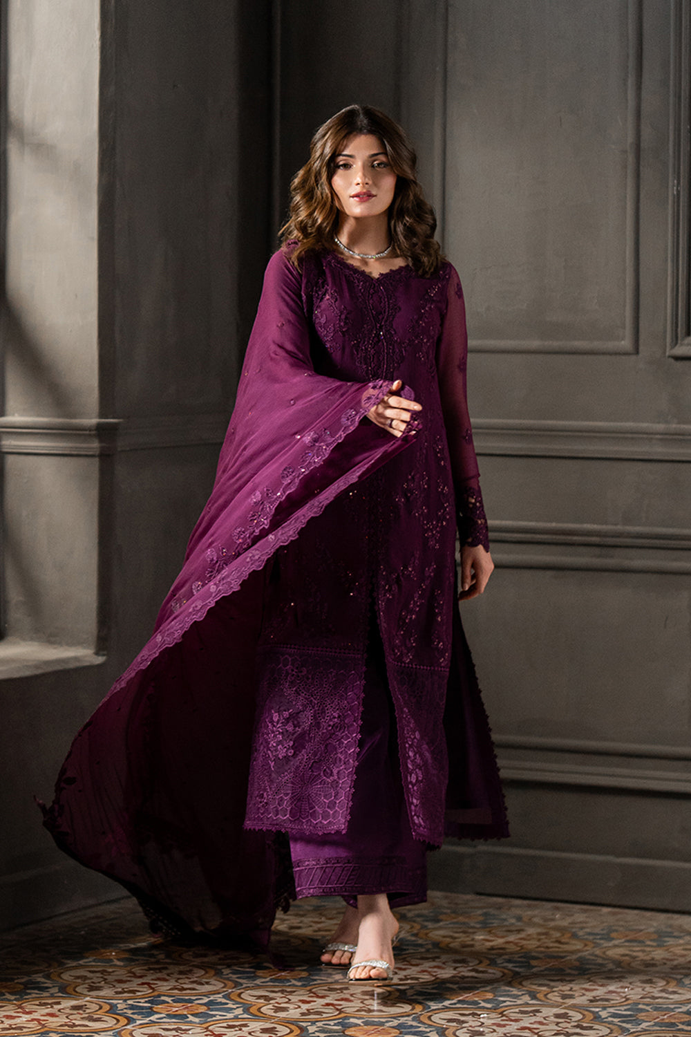Azure Chiffon Fancy