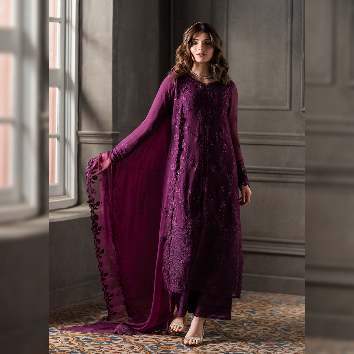 Azure Chiffon Fancy