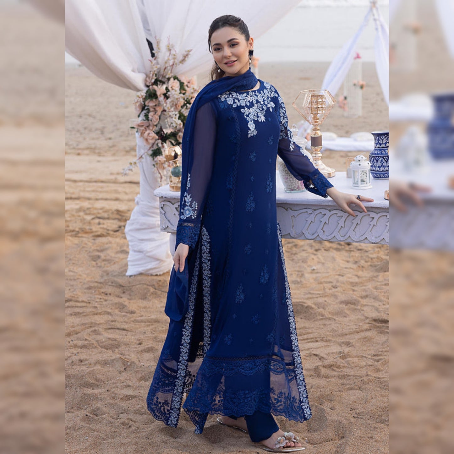 Azure Chiffon Fancy