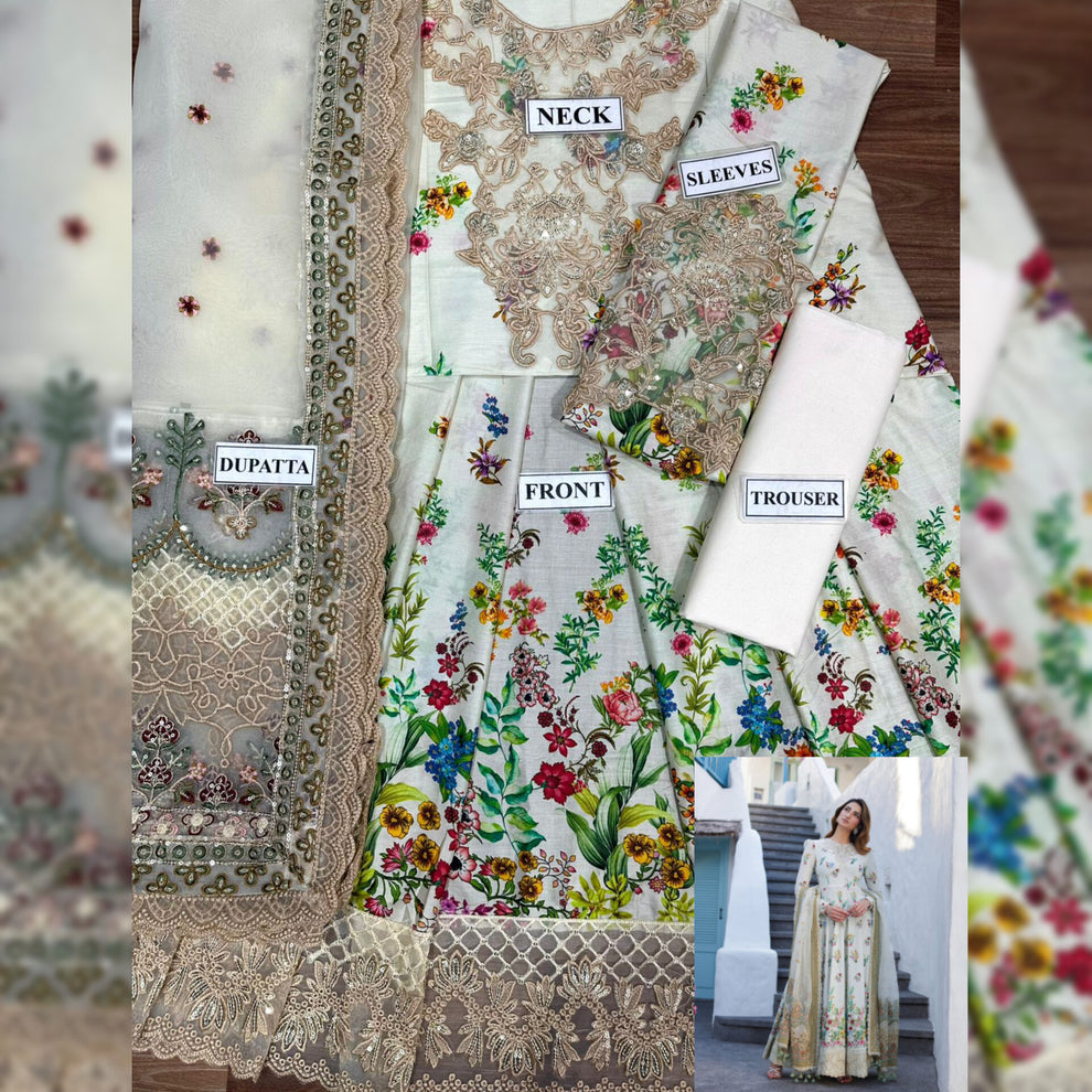 Faiza Saqlain Lawn Fancy