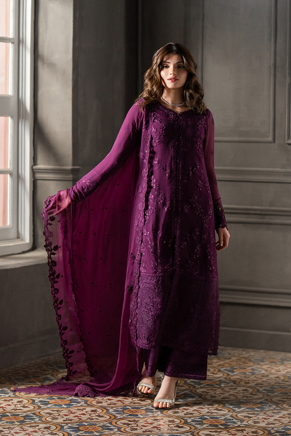 Azure Chiffon Fancy