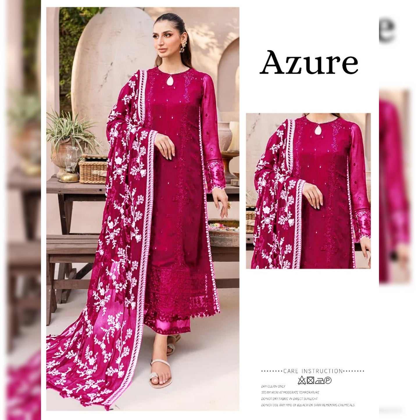 Azure Chiffon Fancy