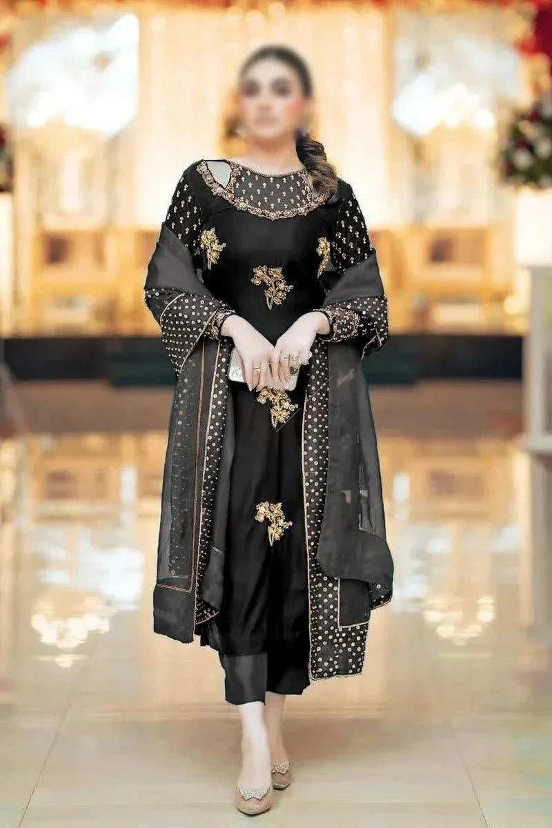Afrozeh Velvet Fancy
