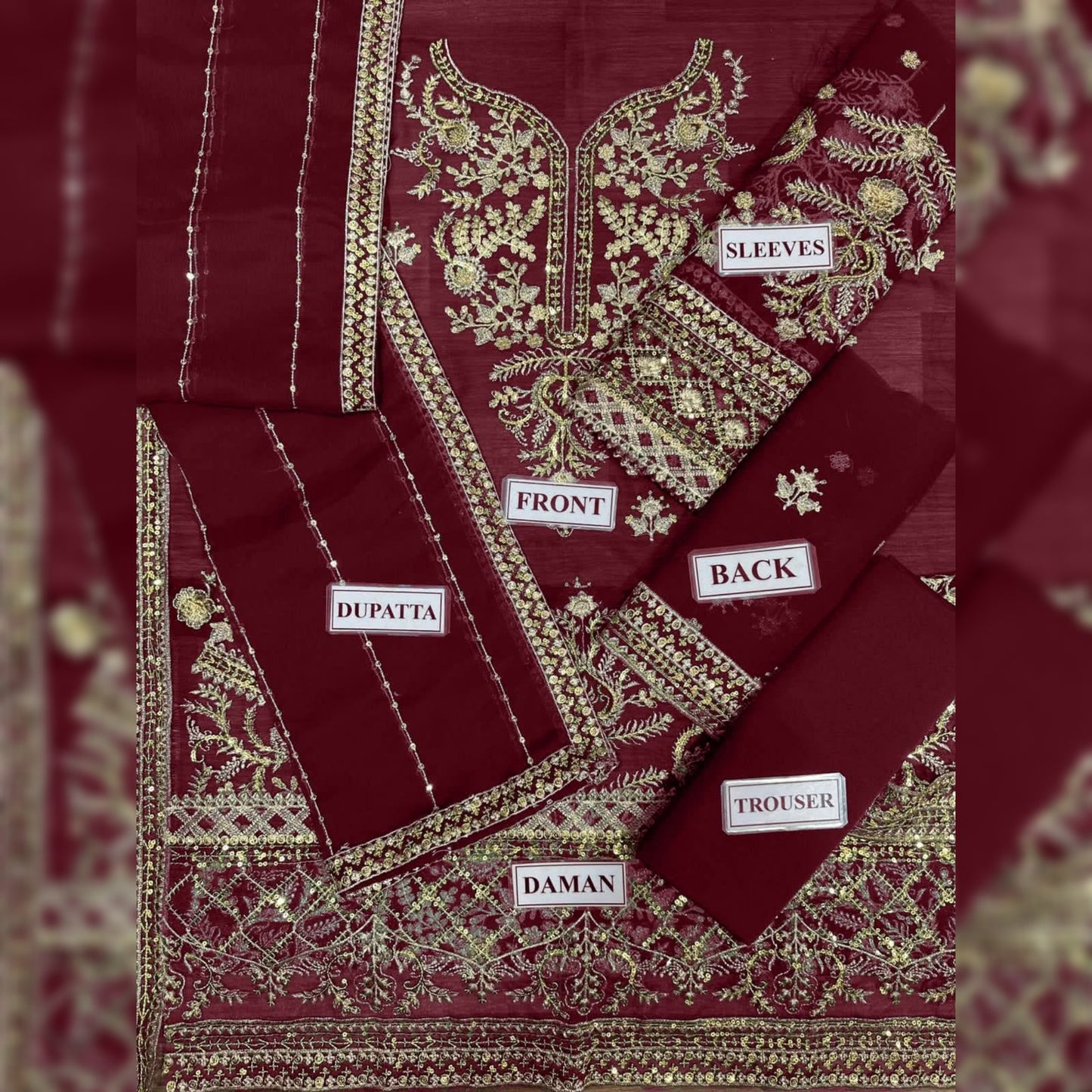 Asim Jofa Chiffon Fancy