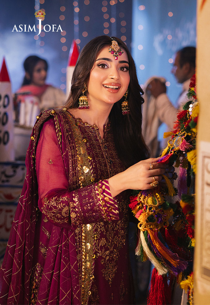 Asim Jofa Chiffon Fancy