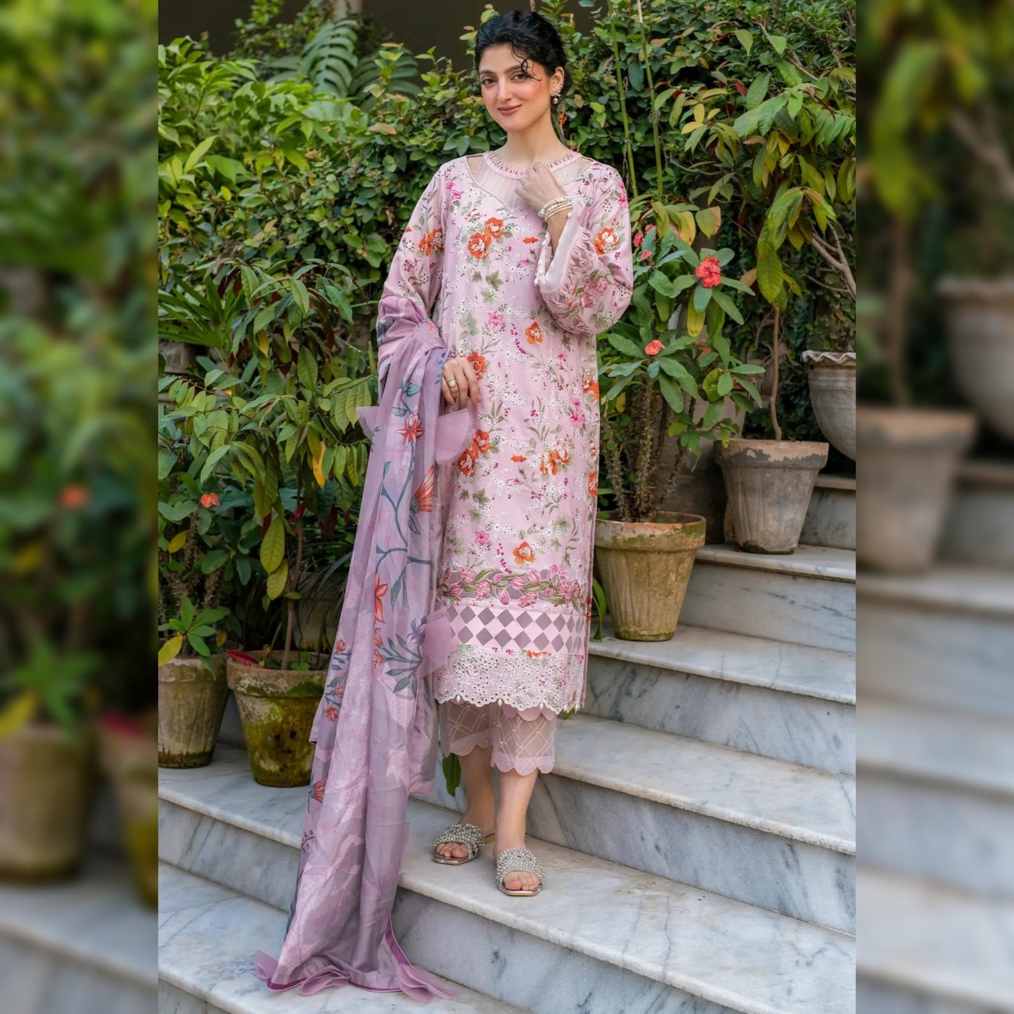 Asifa & Nabeel Lawn Fancy