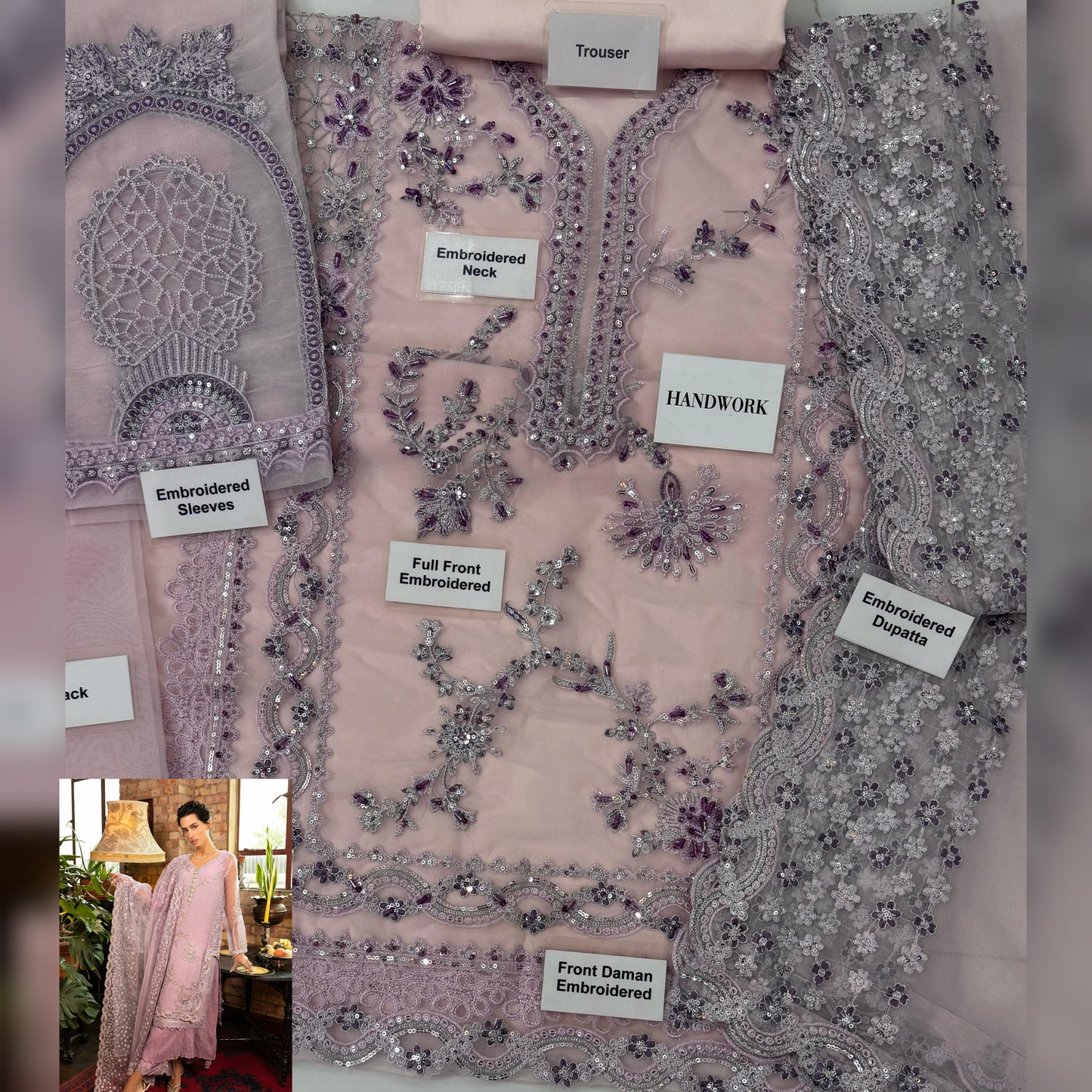 Mushq Organza Fancy