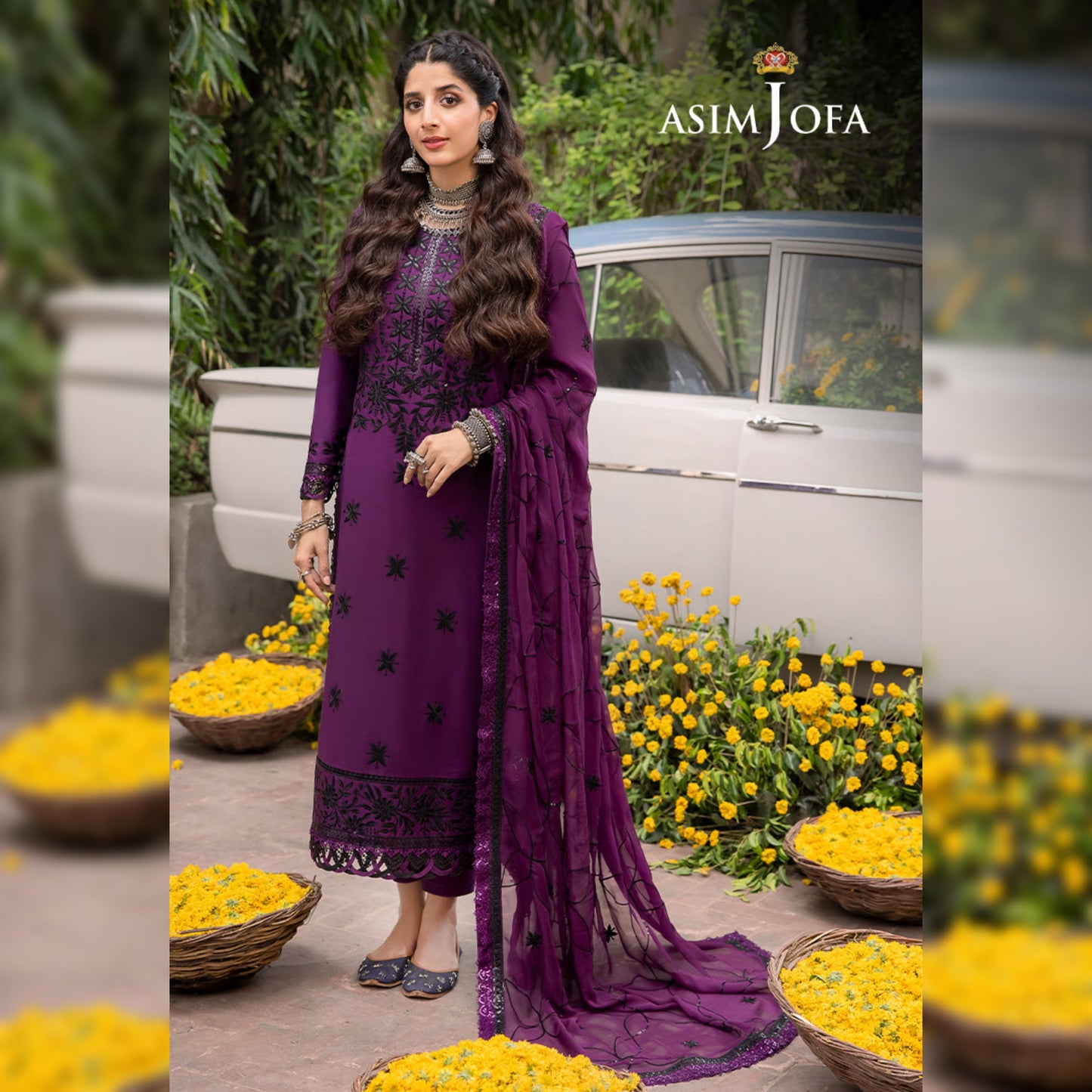 Asim Jofa Chiffon Fancy