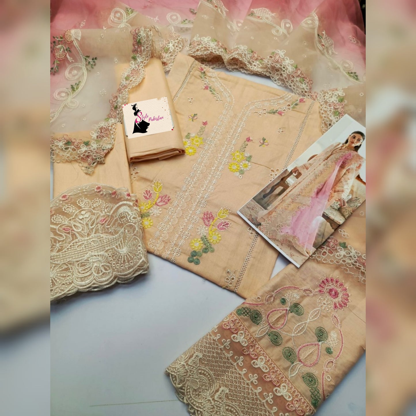 Qalamkar Lawn Fancy