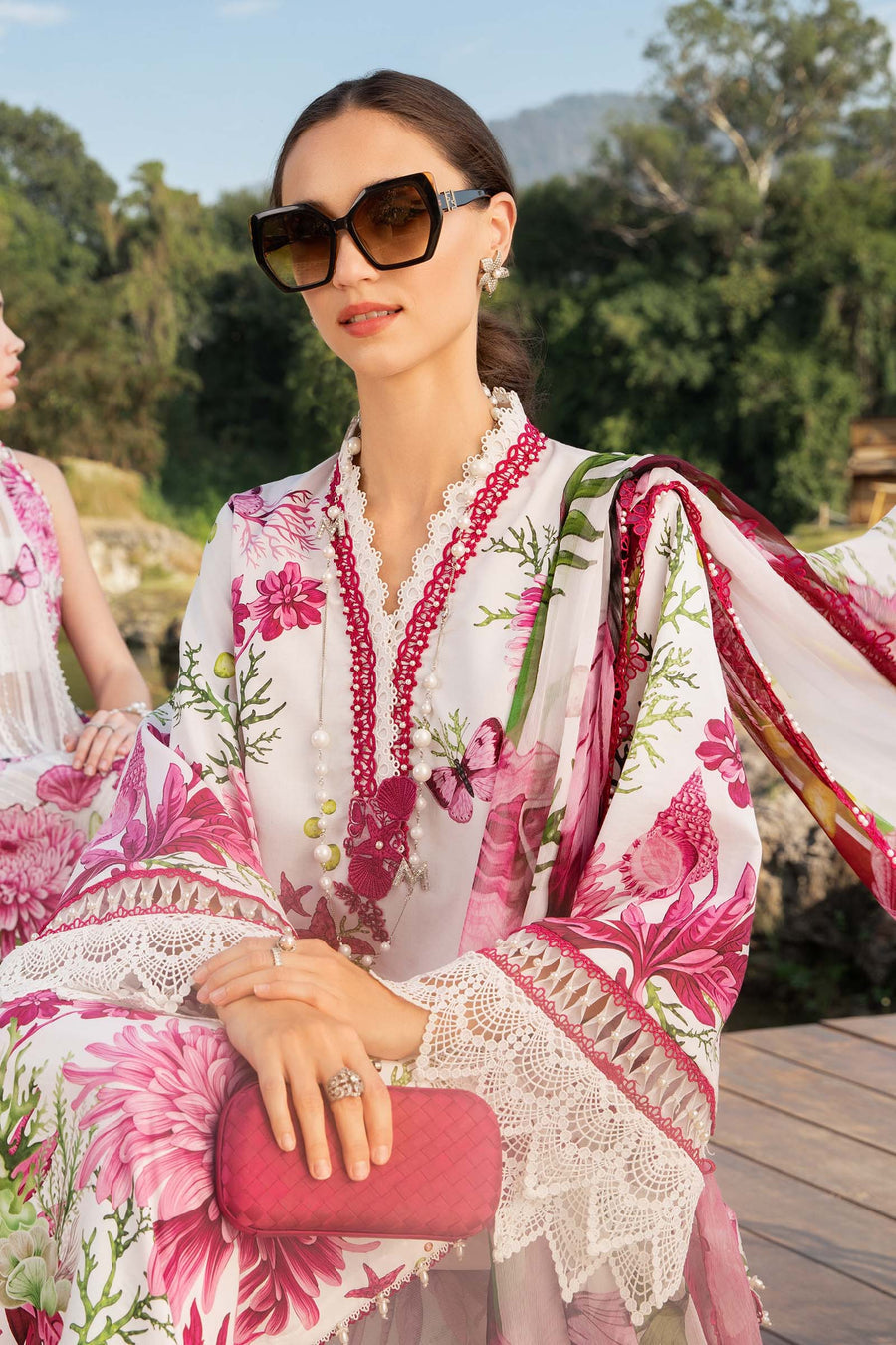M Print Lawn Fancy