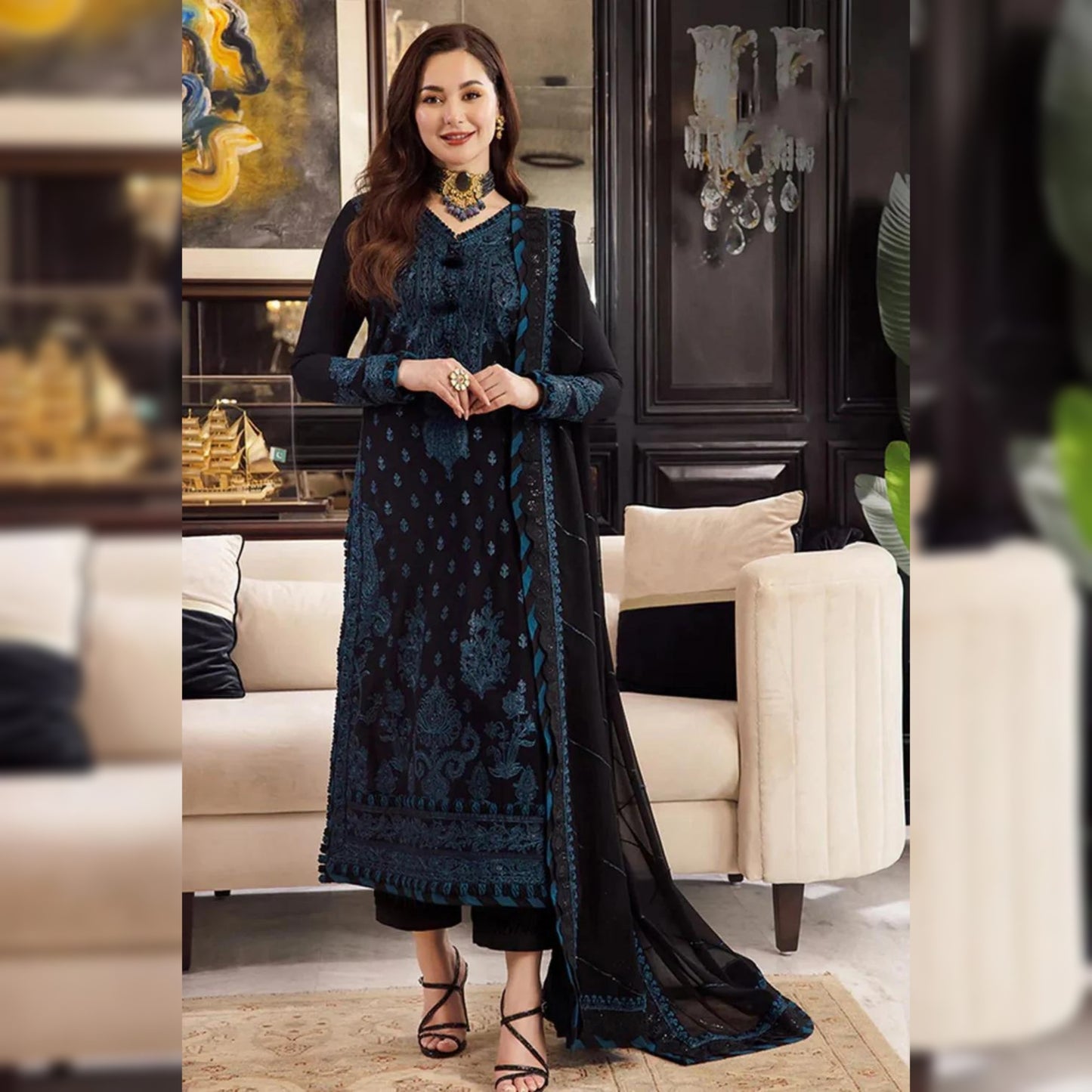 Asim Jofa Chiffon Fancy