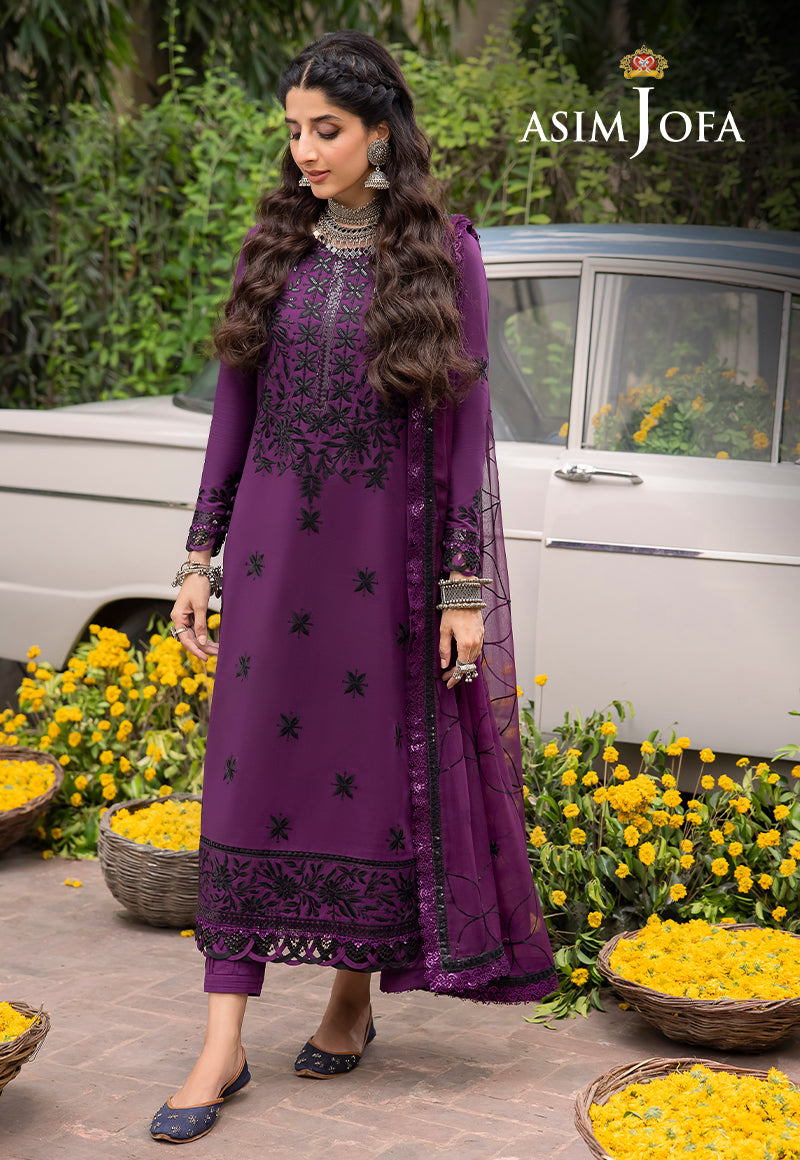 Asim Jofa Chiffon Fancy