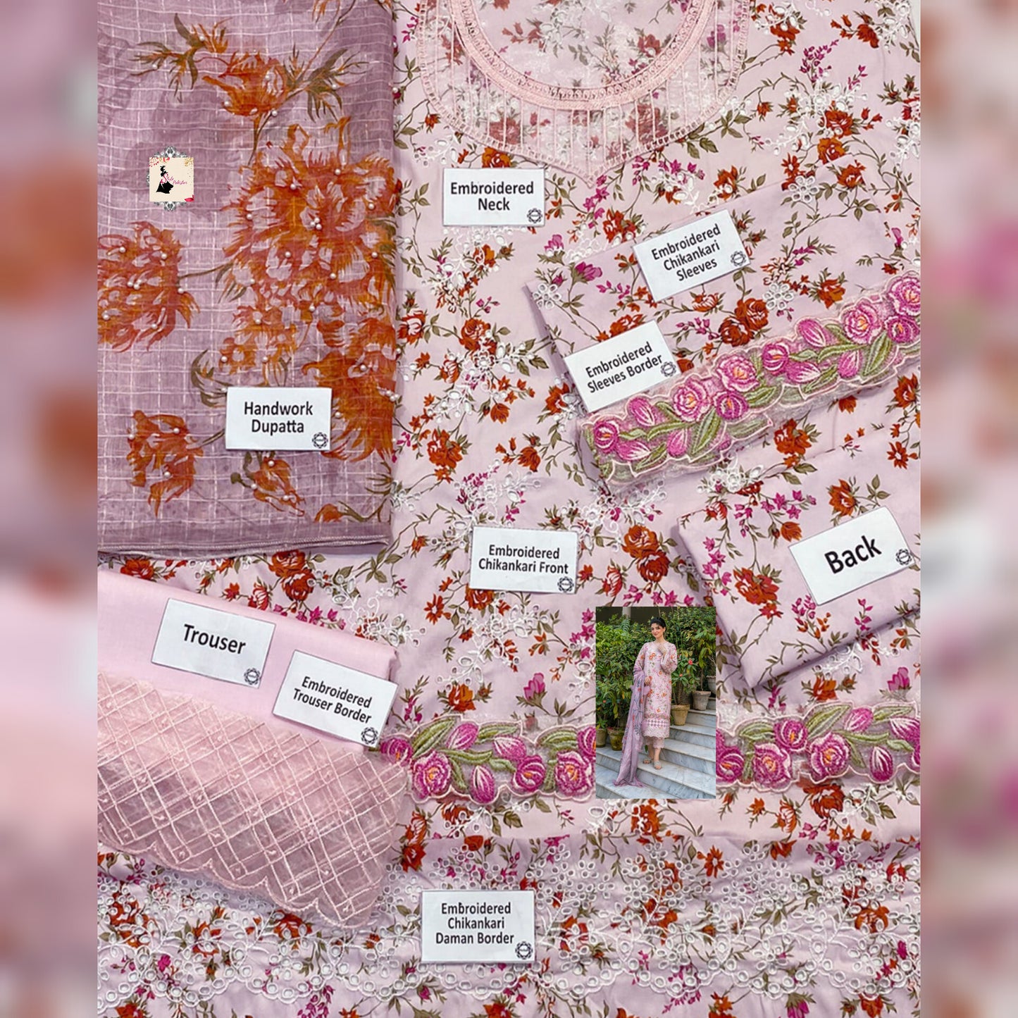Asifa & Nabeel Lawn Fancy