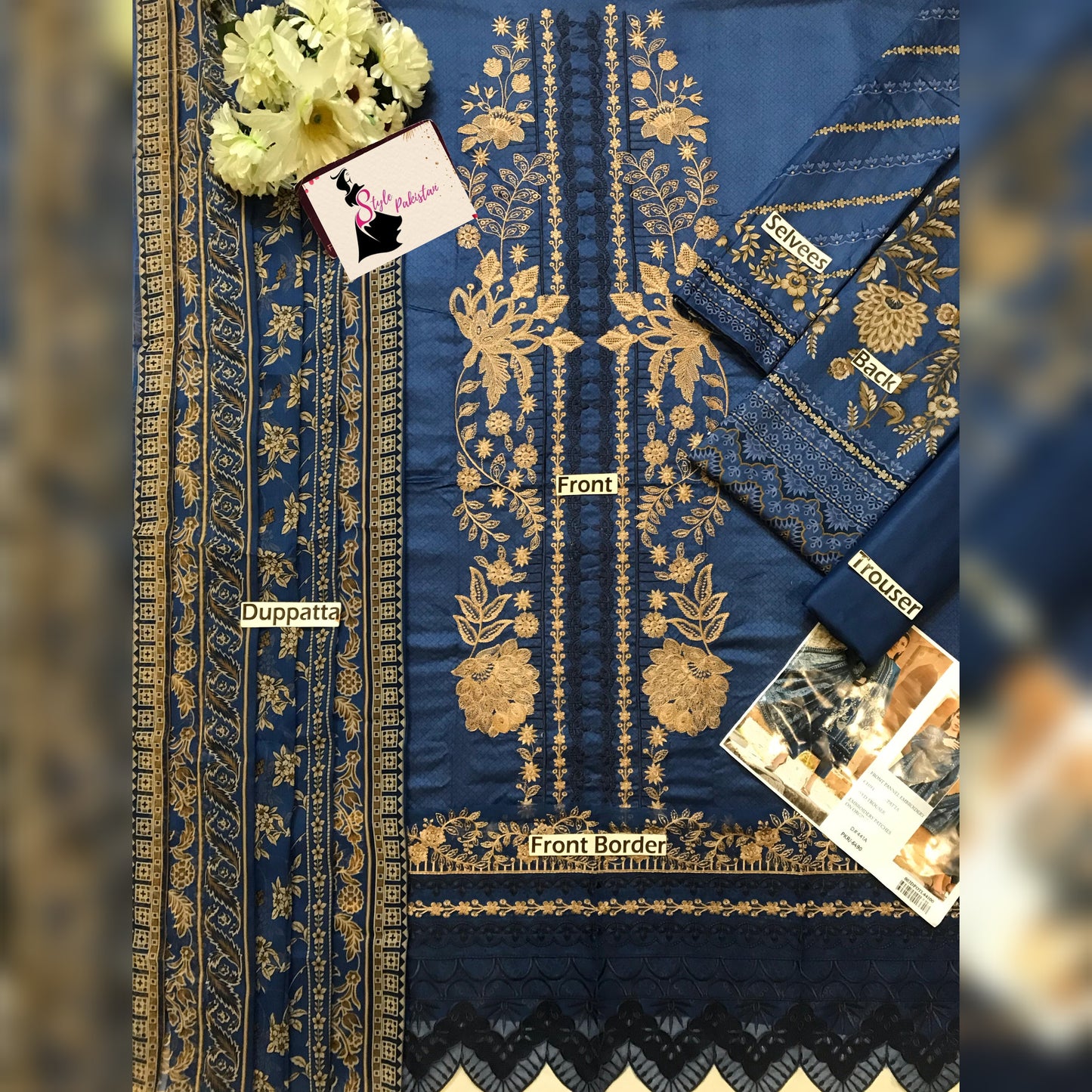 M Print Lawn Fancy