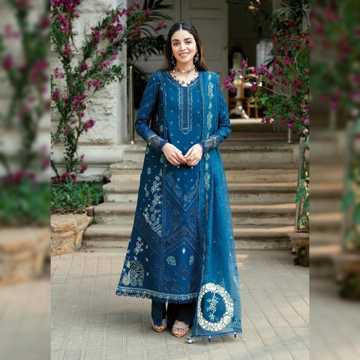 Qalamkar Lawn Fancy