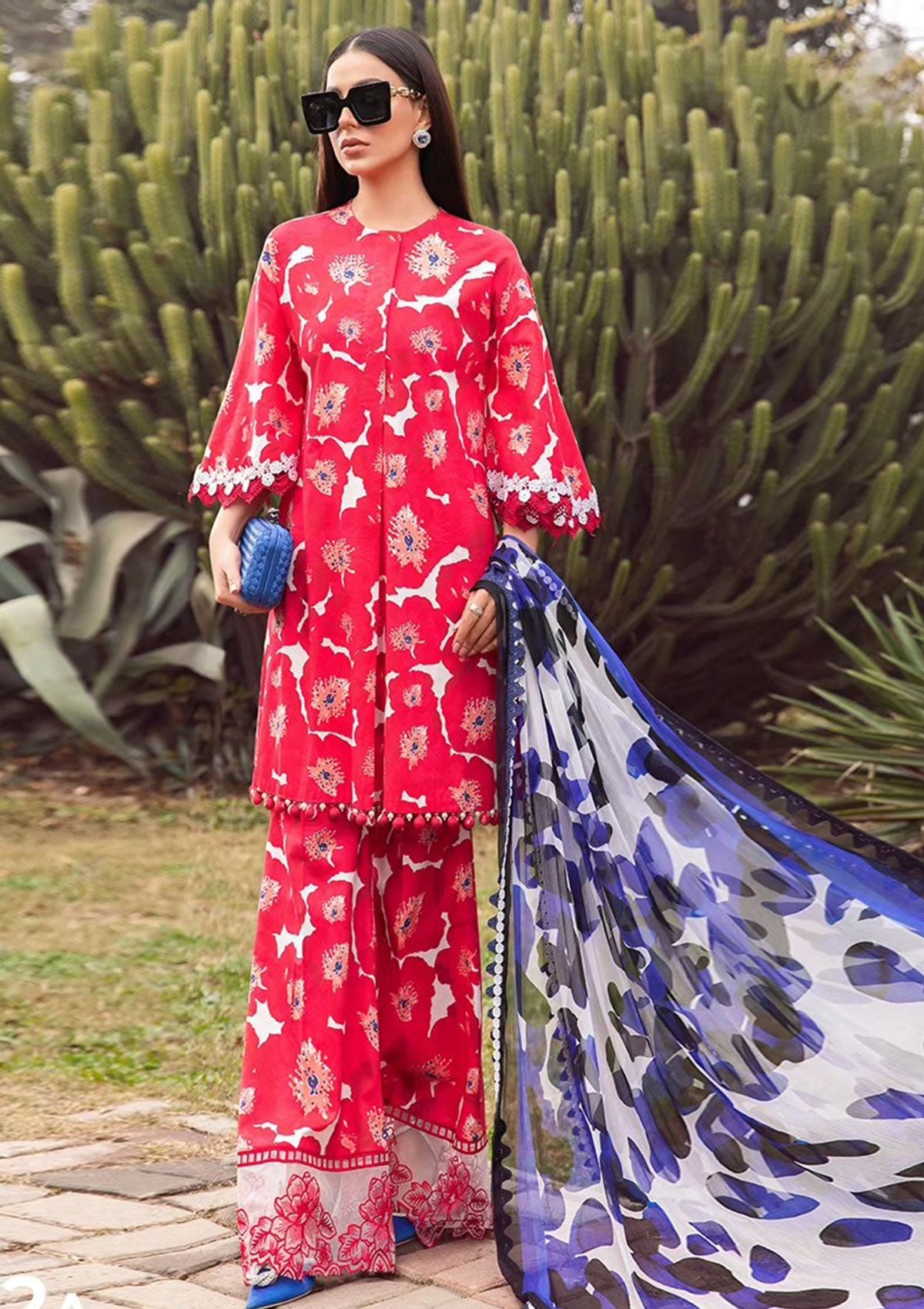 M Print Lawn Fancy