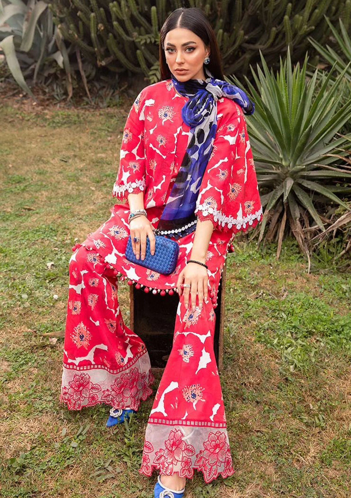 M Print Lawn Fancy