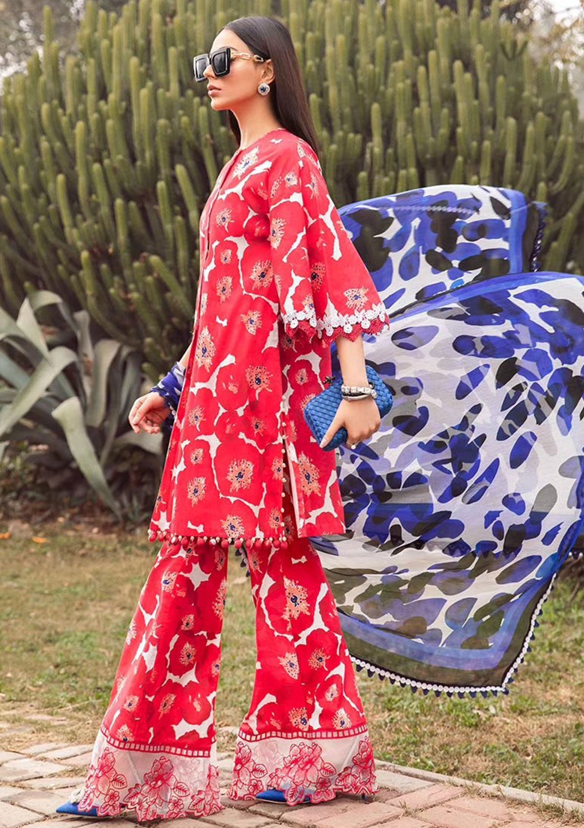 M Print Lawn Fancy