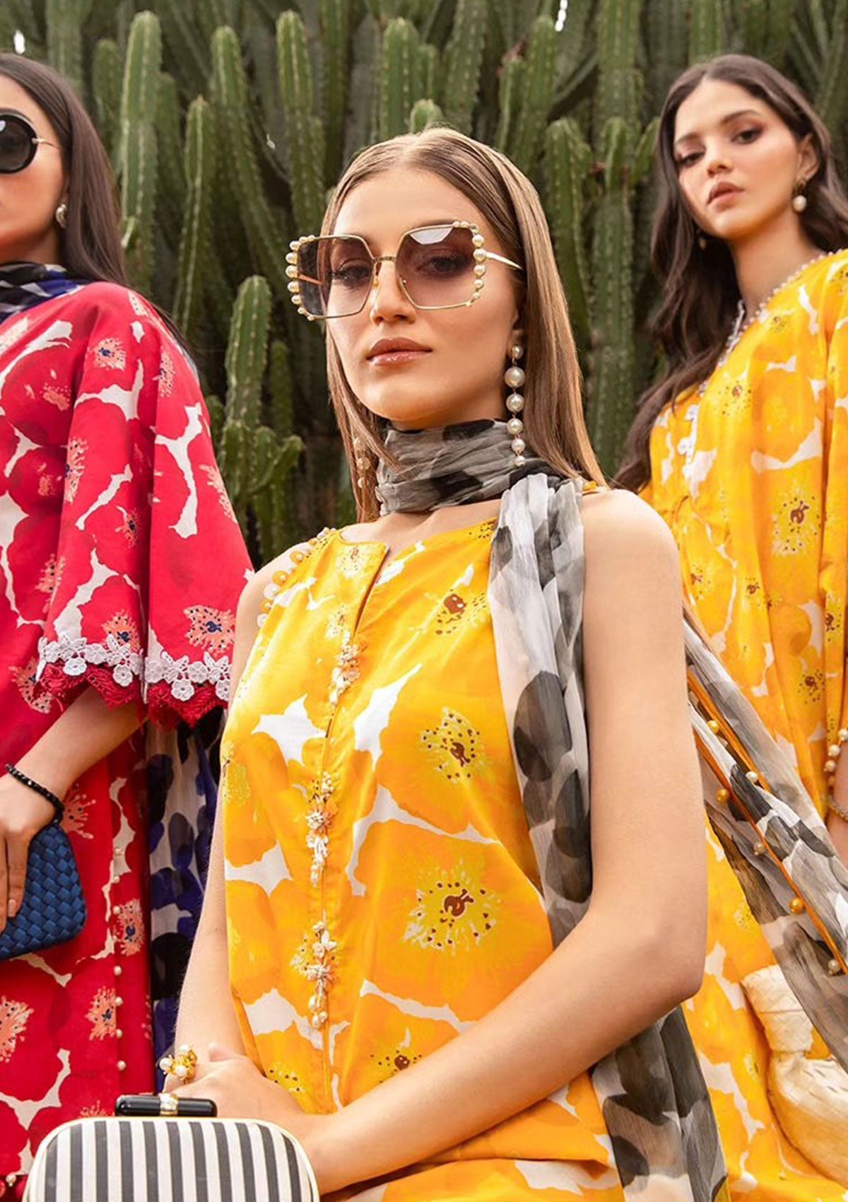 M Print Lawn Fancy
