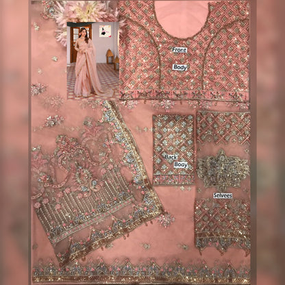 Qalamkar Saree