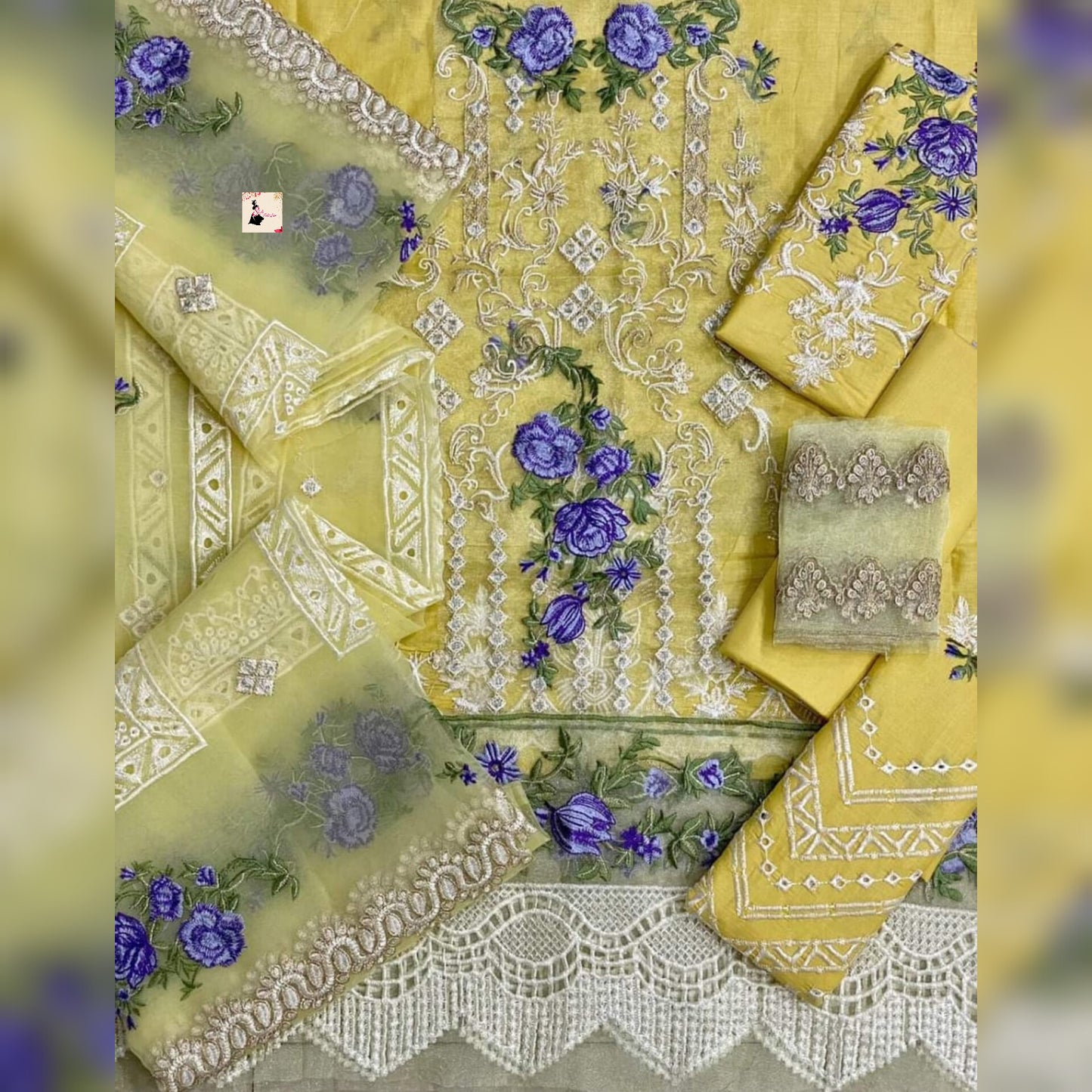 Elaf ChikanKari Fancy