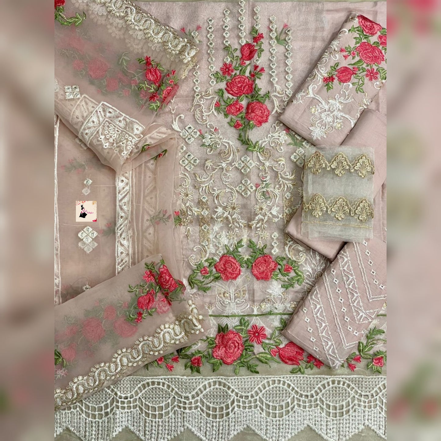 Elaf ChikanKari Fancy