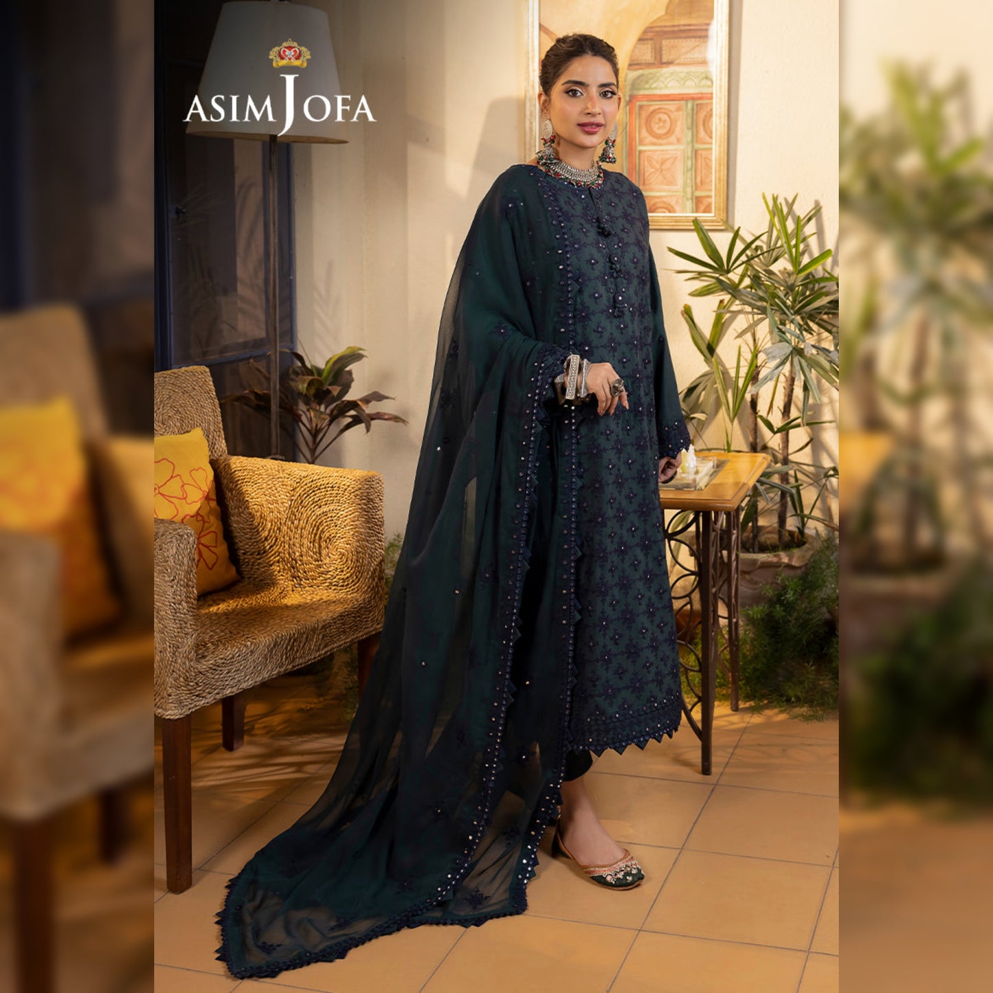 Asim Jofa Chiffon Fancy